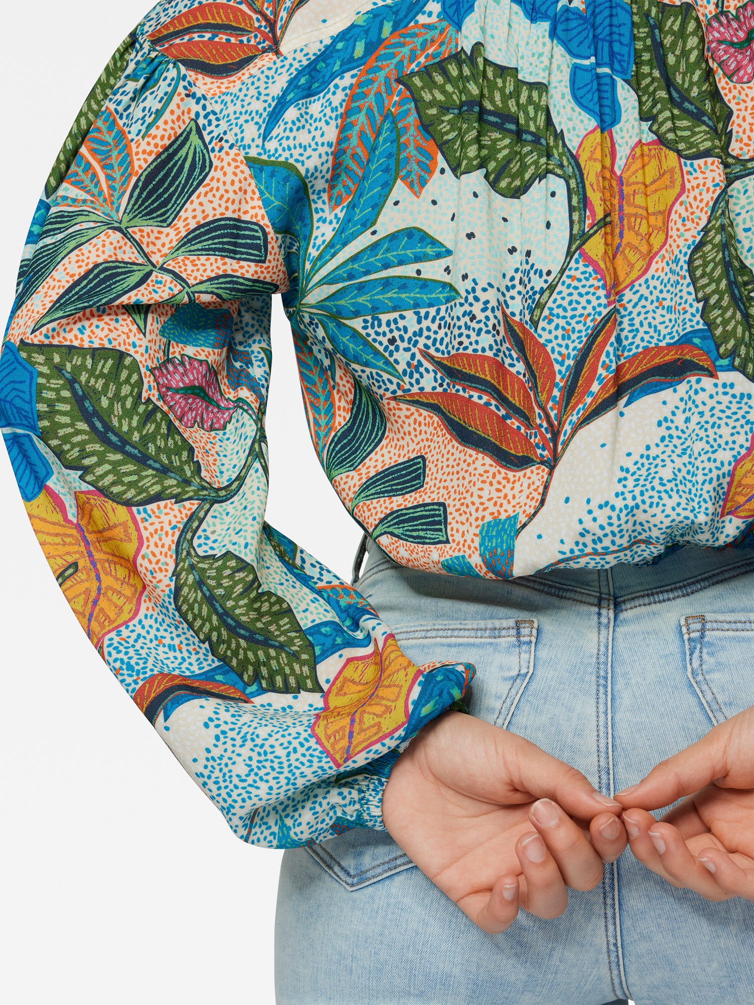Mavi Langarmbluse »LONG SLEEVE SHIRT«, Geknotete Bluse