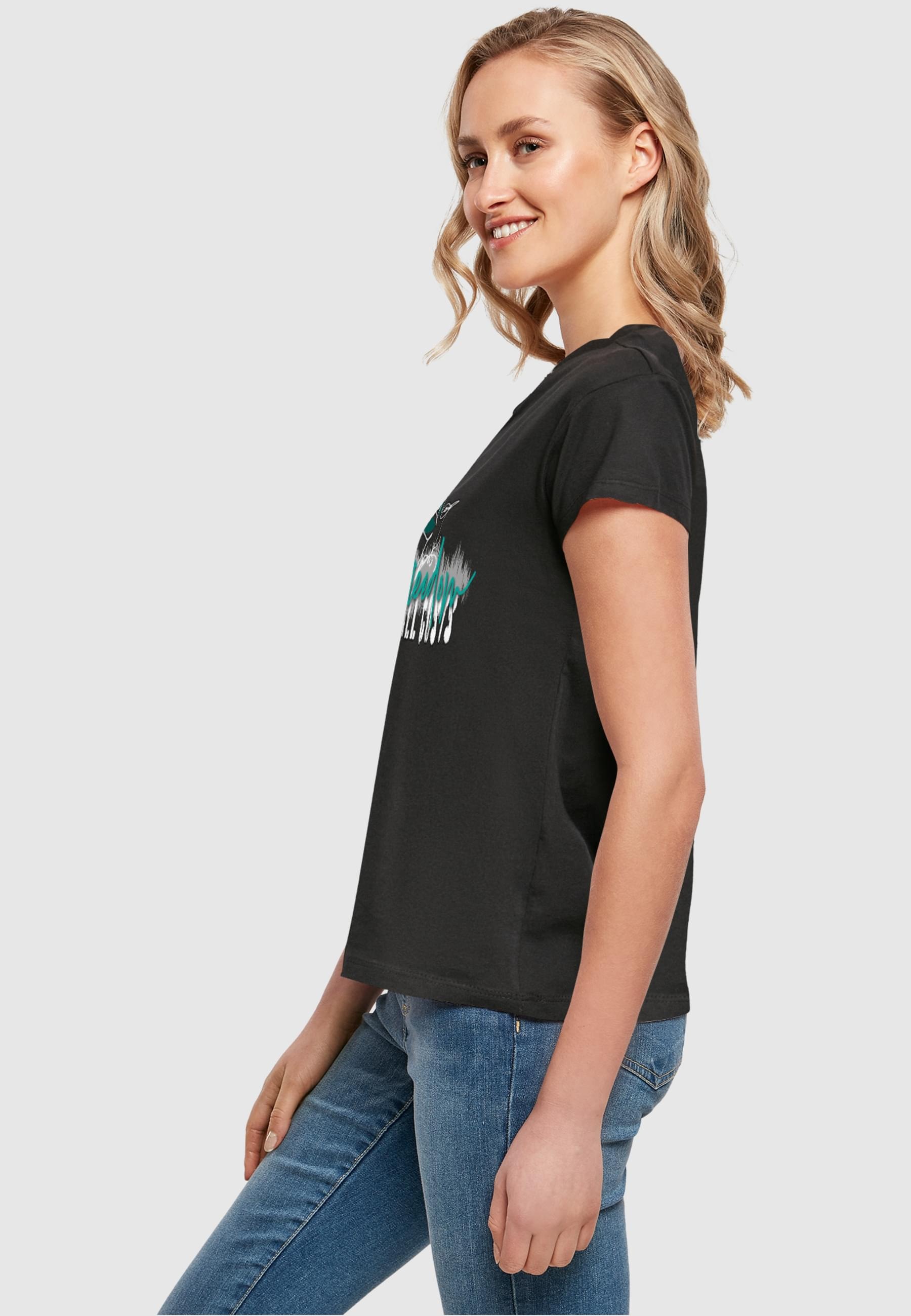 Merchcode T-Shirt »Merchcode Damen Ladies Freedom At All Costs Box Tee«, (1 tlg.)