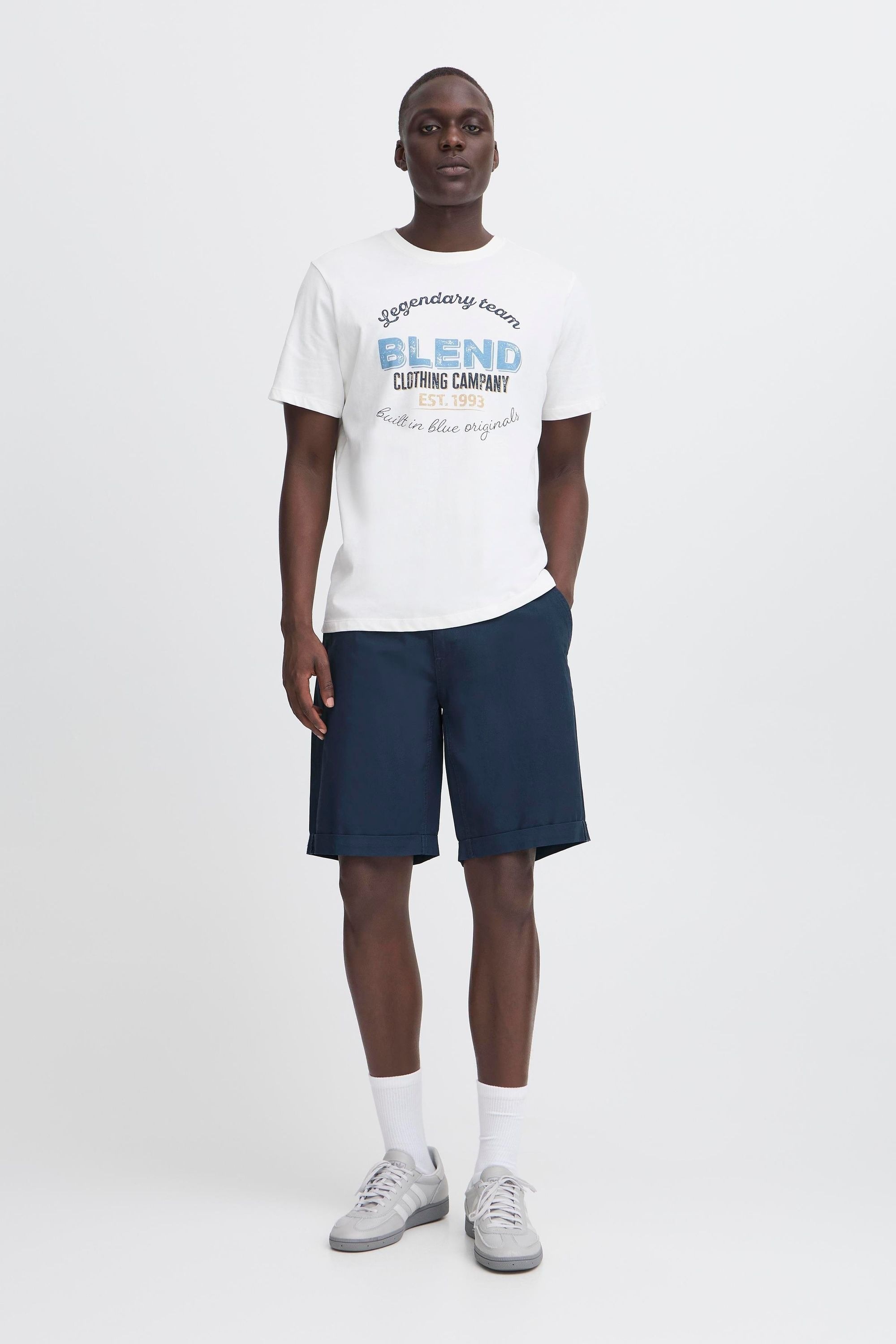Chinoshorts BLEND BHTigo Shorts Herren Blau L 2