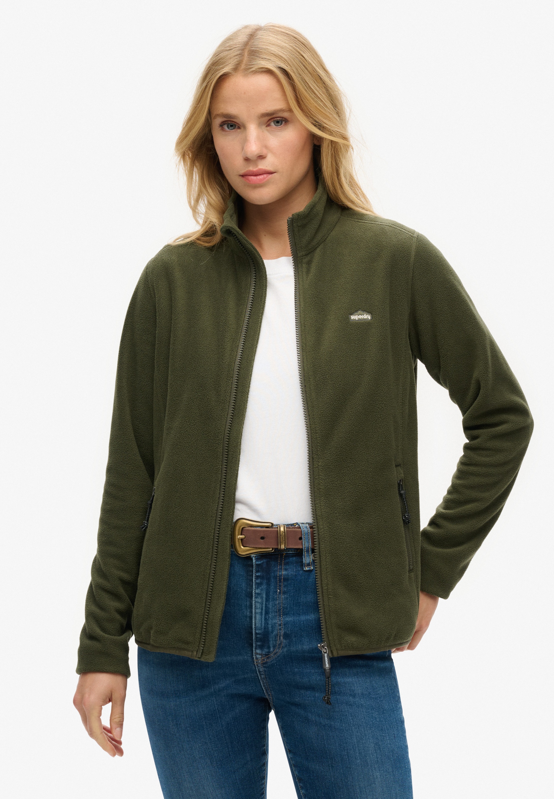 Superdry Sweatjacke "POLAR FLEECE FULL ZIP" günstig online kaufen