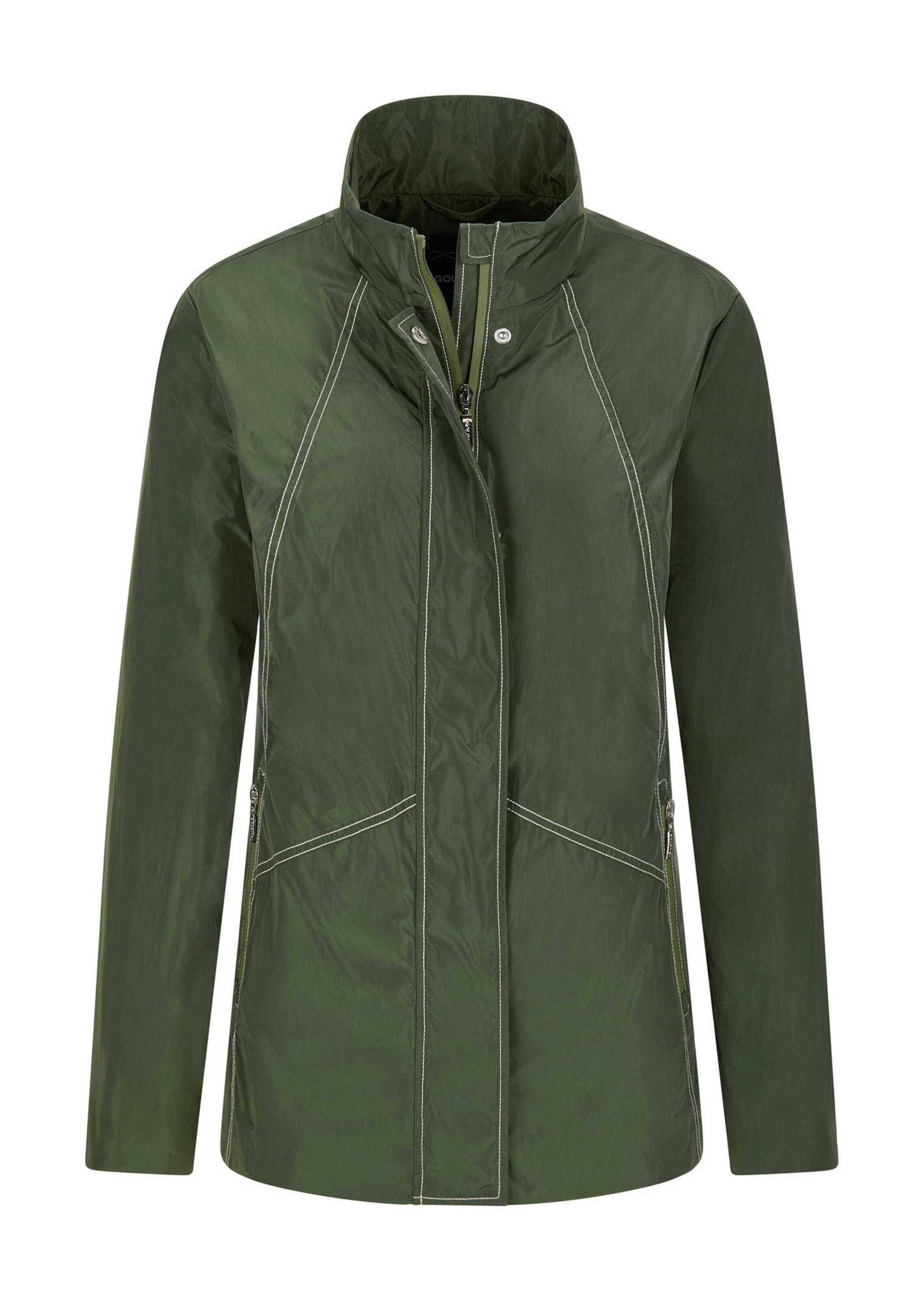 GOLDNER "Outdoor-Jacke mit Kontrastnähten" Konztrastnähte, RV Taschen