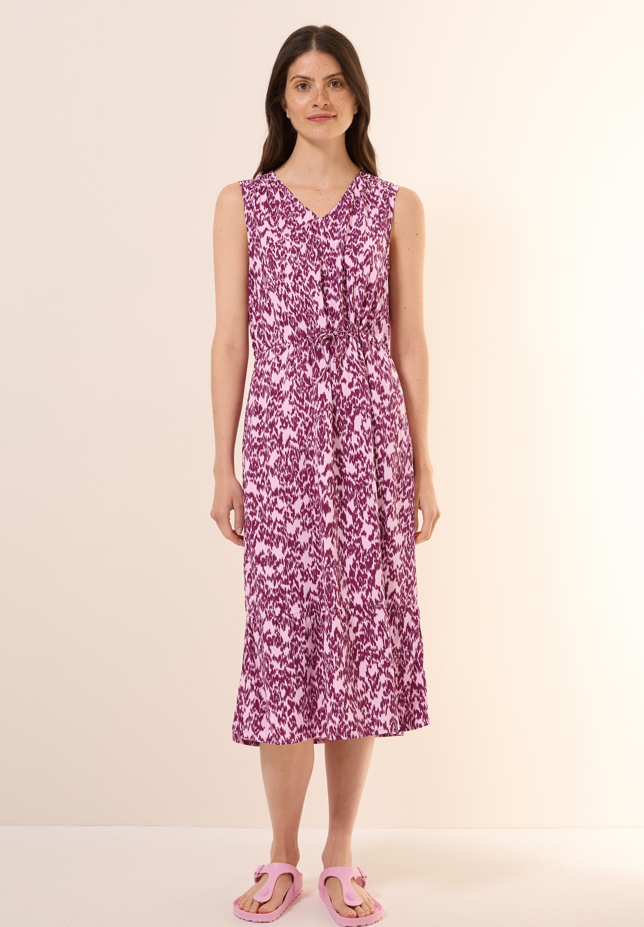 Cecil Midikleid Ohne Taschen mit Volant günstig online kaufen