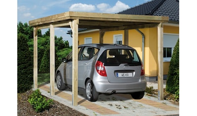 Einzelcarport »Optima 1«, Holz, 270 cm, braun