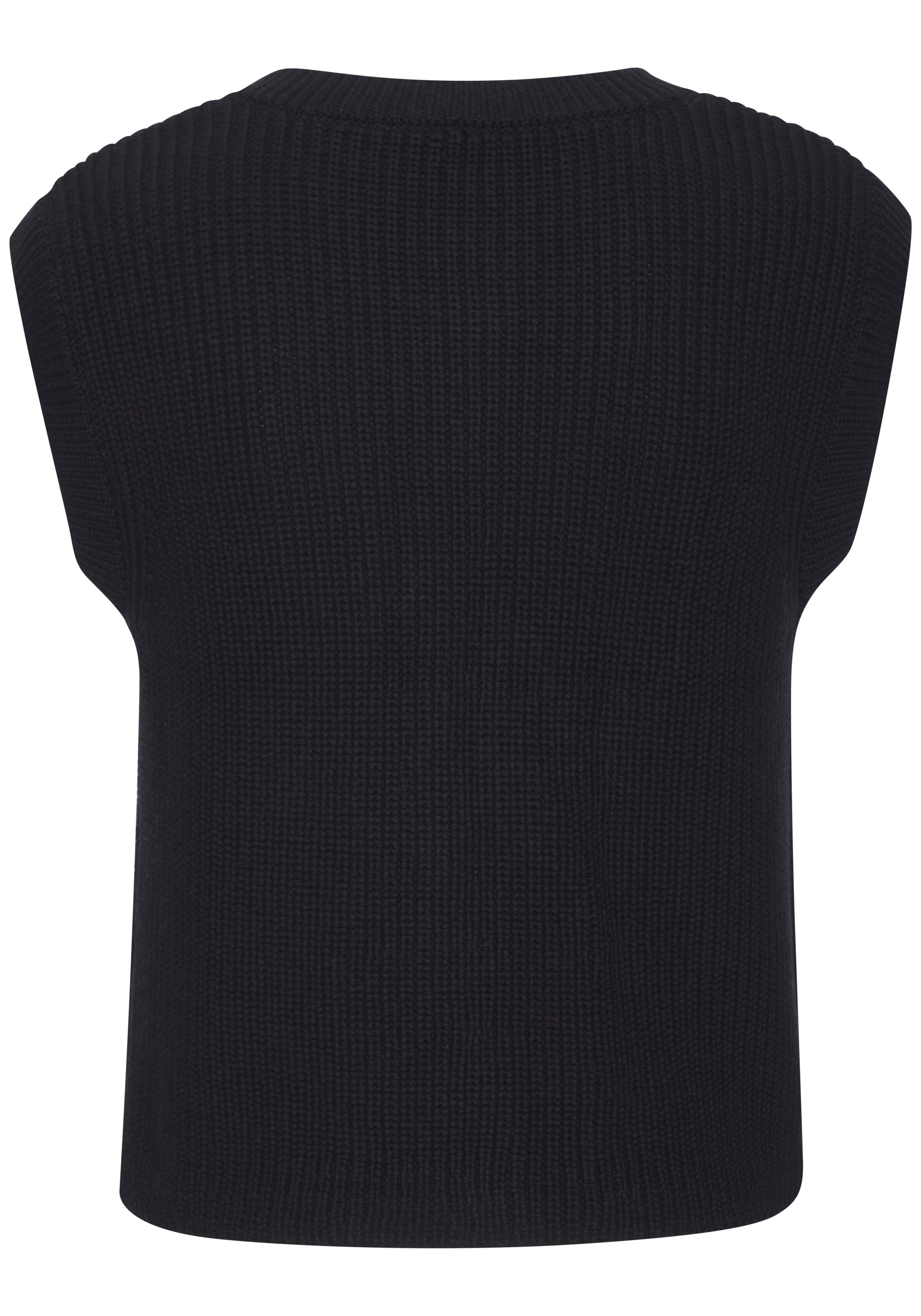 Thumbnail - LASCANA Strickweste mit Knopfleiste, ärmelloser Strickpullover, feminin, chic