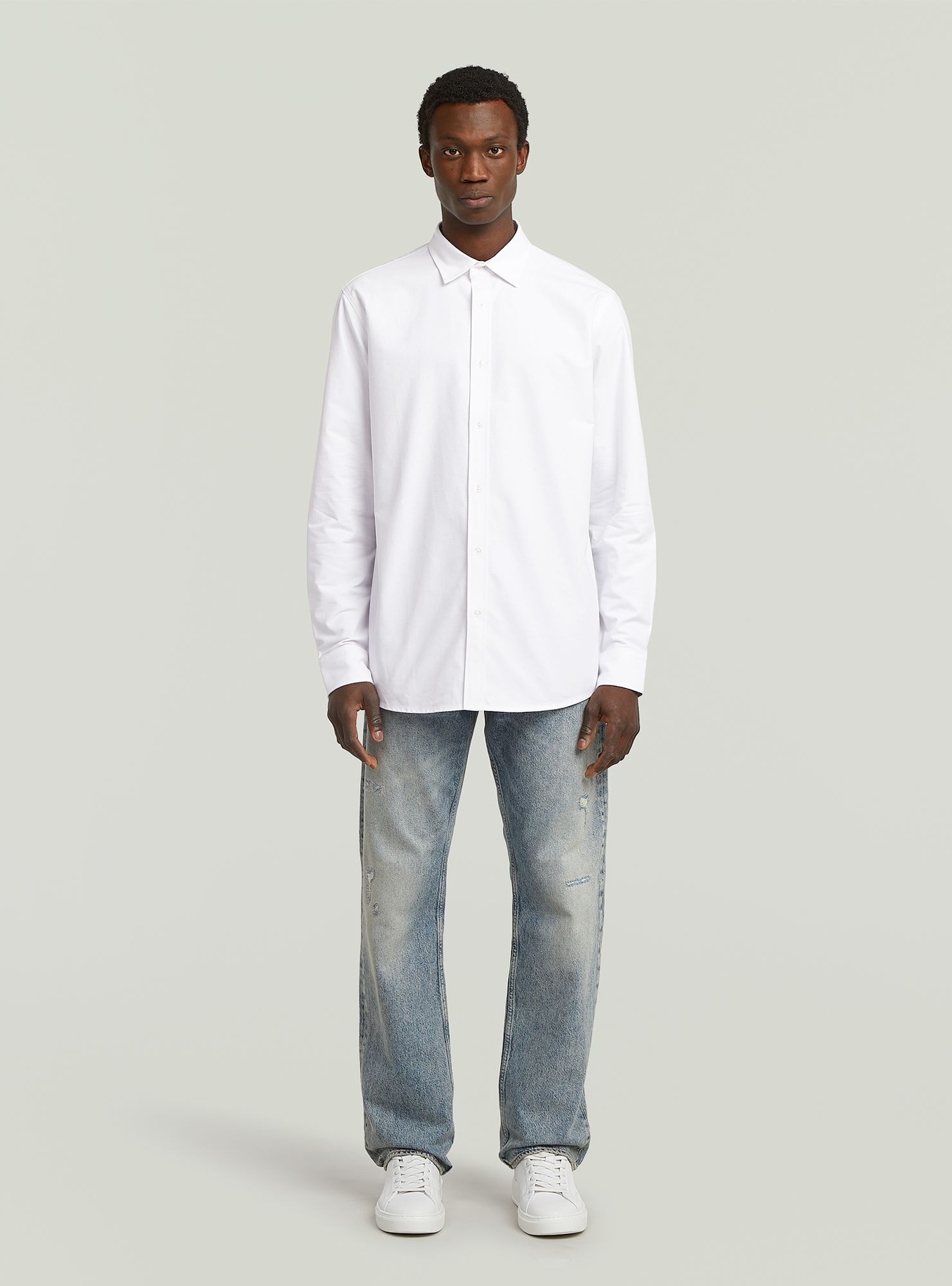 G-STAR Langarmshirt »Clean Regular Hemd«