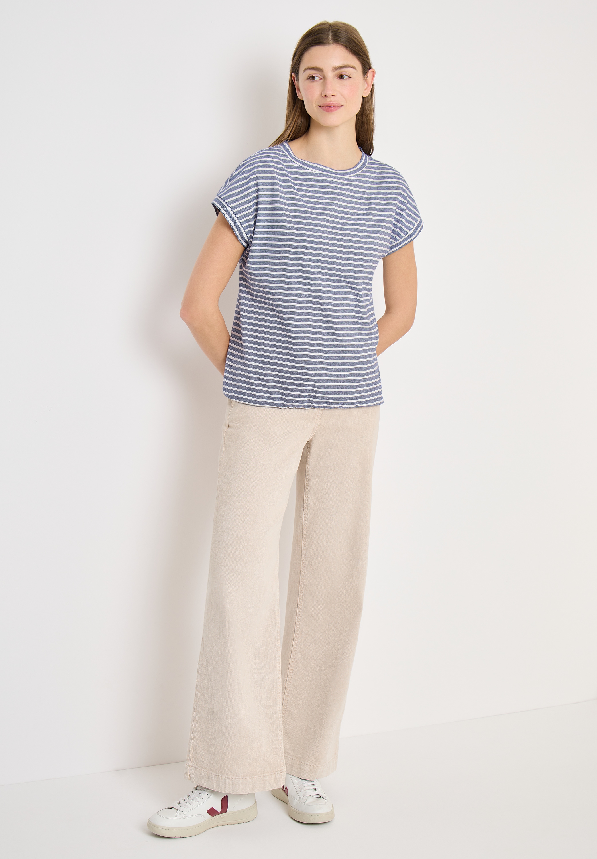 Cecil T-Shirt aus reiner Baumwolle