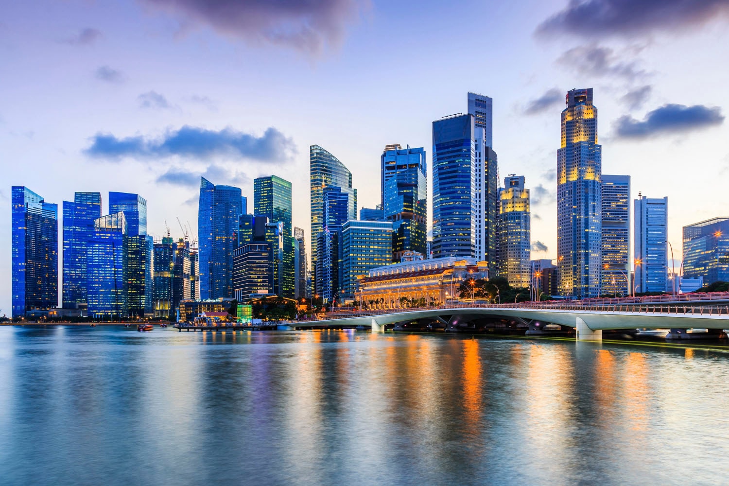 queence Acrylglasbild "Stadt" Elemente der Architektur  Gebäude  Skyline  S günstig online kaufen