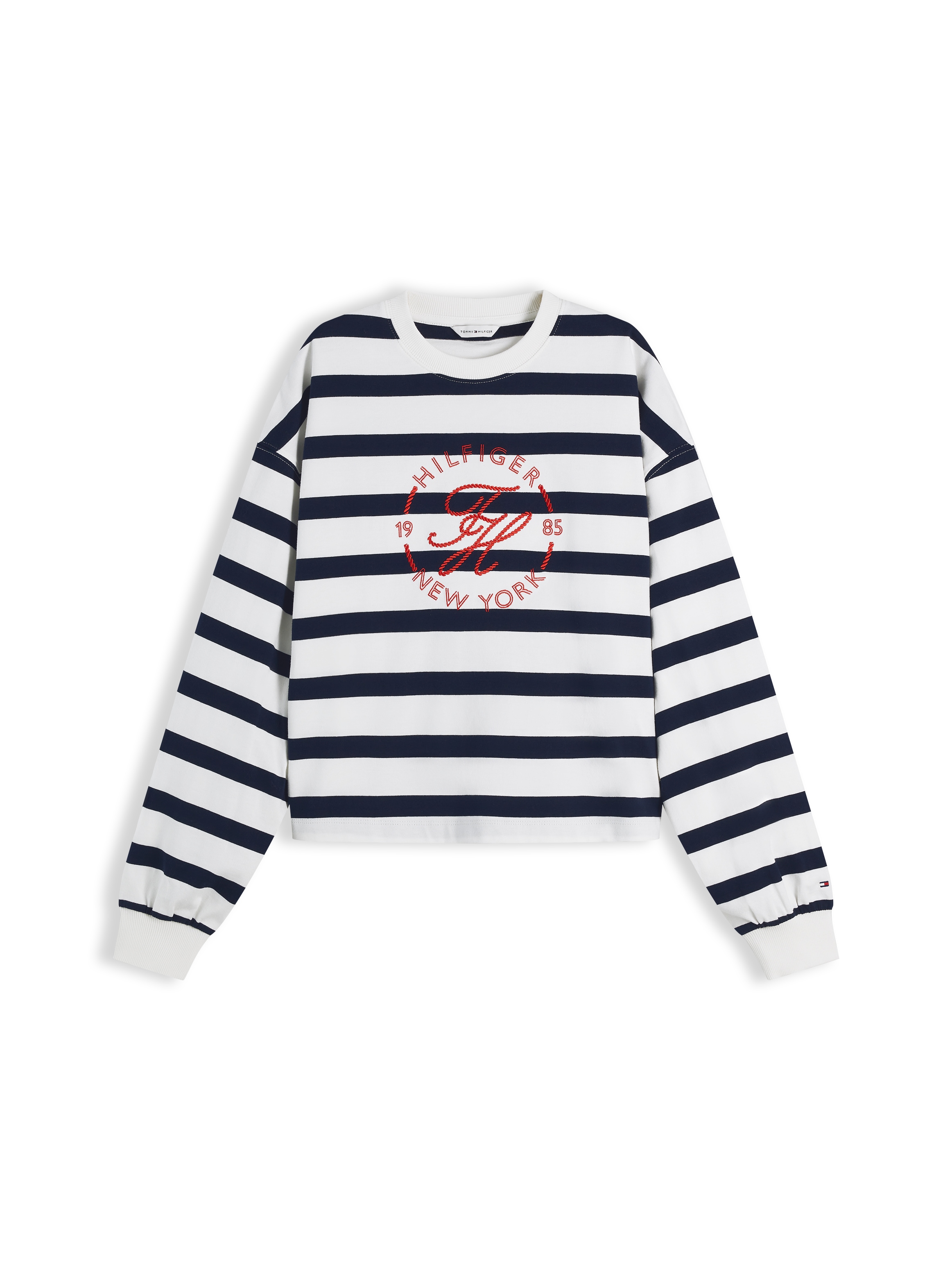 Tommy Hilfiger Sweatshirt »TH Relaxed Fit Rundhals-Sweatshirt«, Baumwolle, relaxed fit
