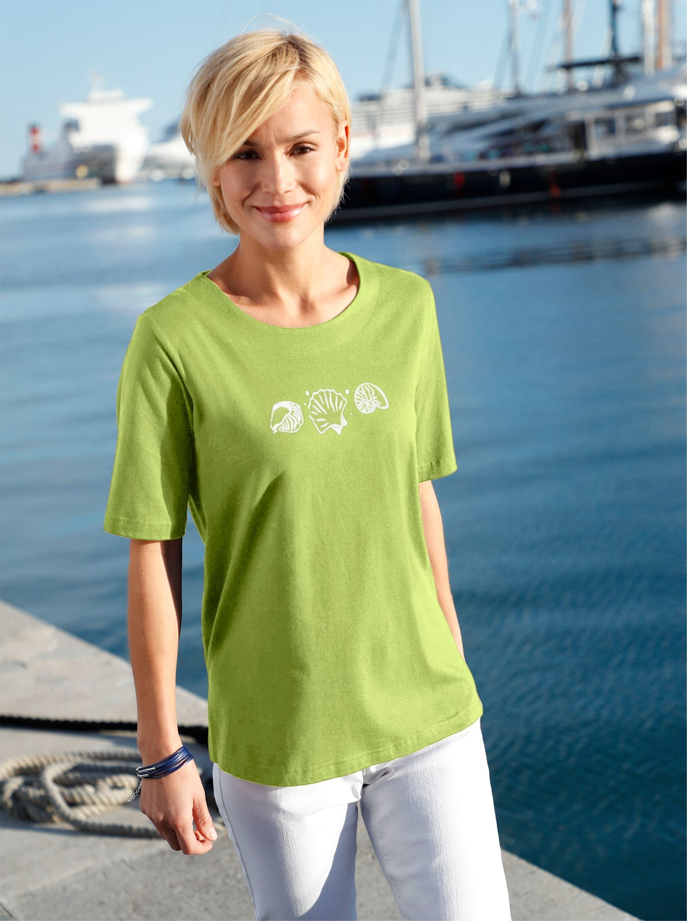 Casual Looks Kurzarmshirt »Shirt«, (1 tlg.)