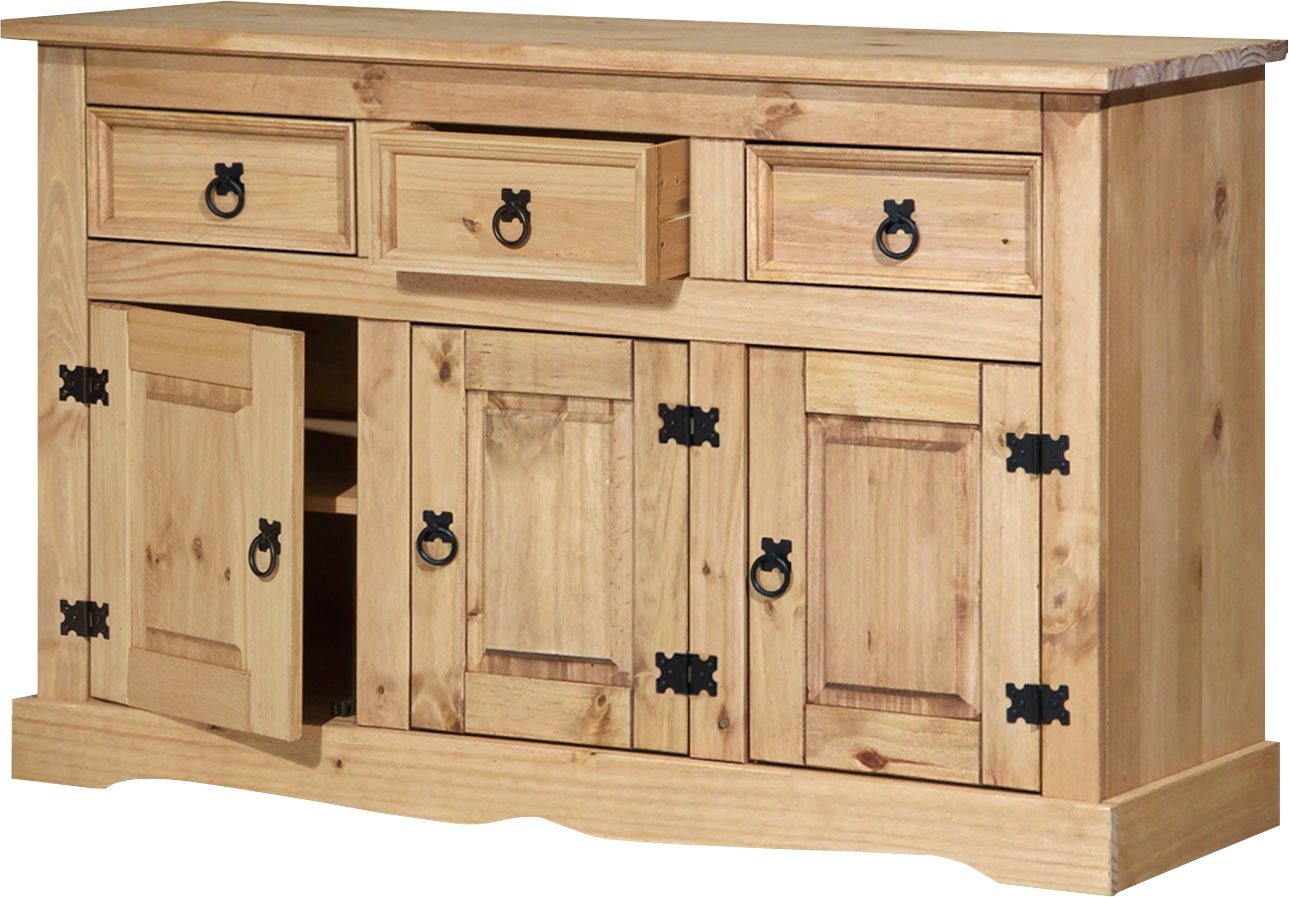 Home affaire Sideboard, Kommode im mexikanischen Landhaus-Stil