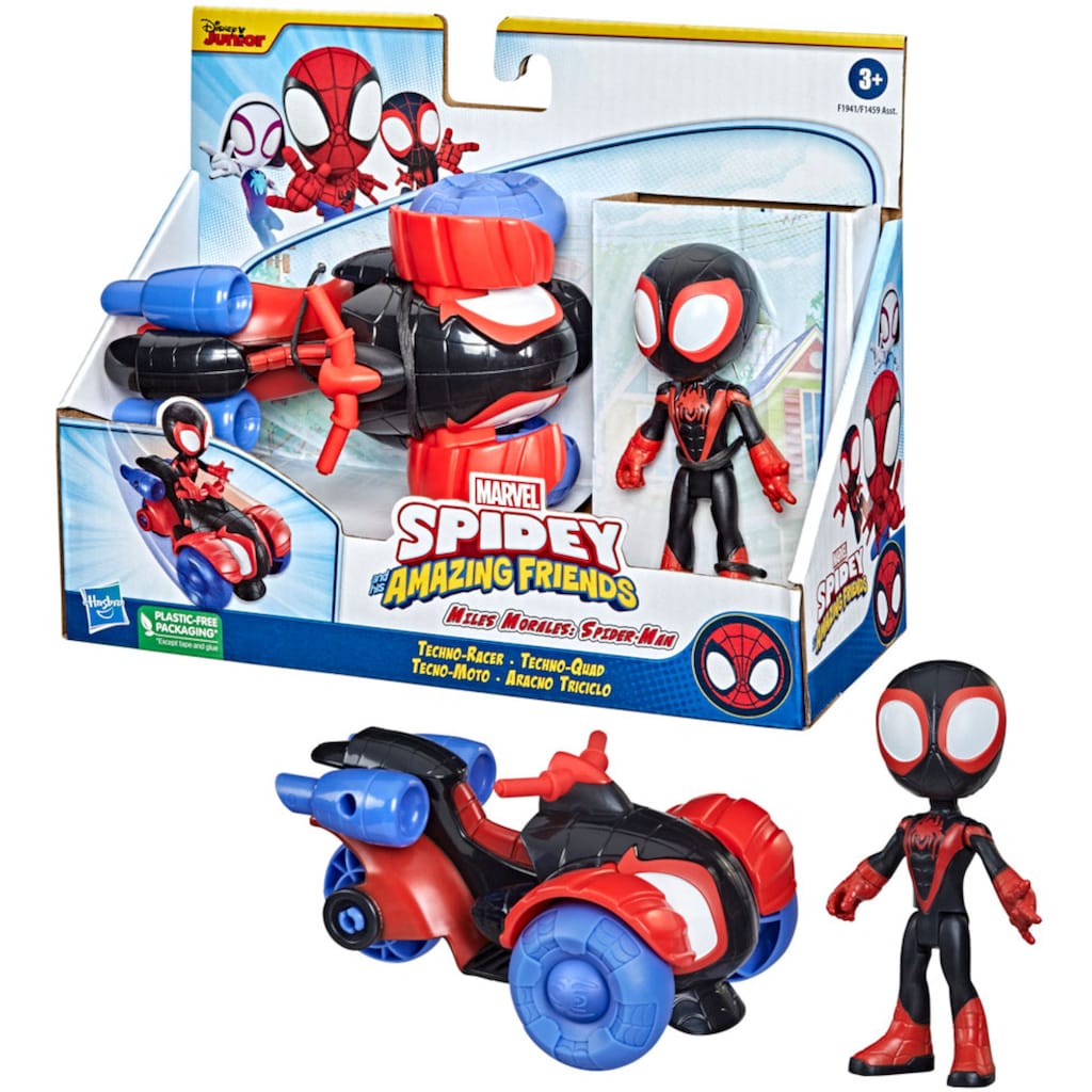 Hasbro Actionfigur »Marvel Spidey and His Amazing Friends, Miles Morales Techno-Racer«
