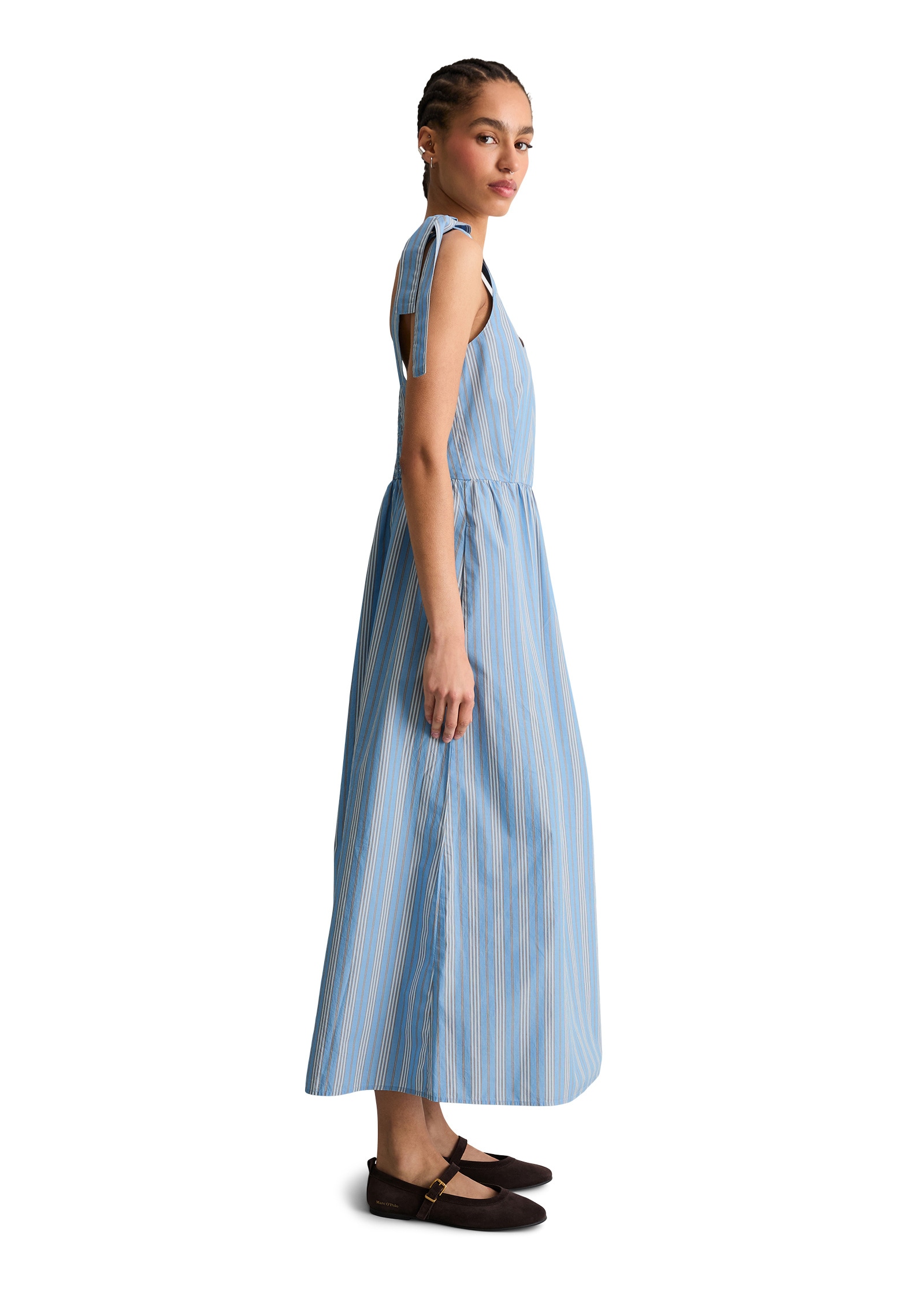 Marc O'Polo DENIM Maxikleid »aus Papertouch-Popeline«