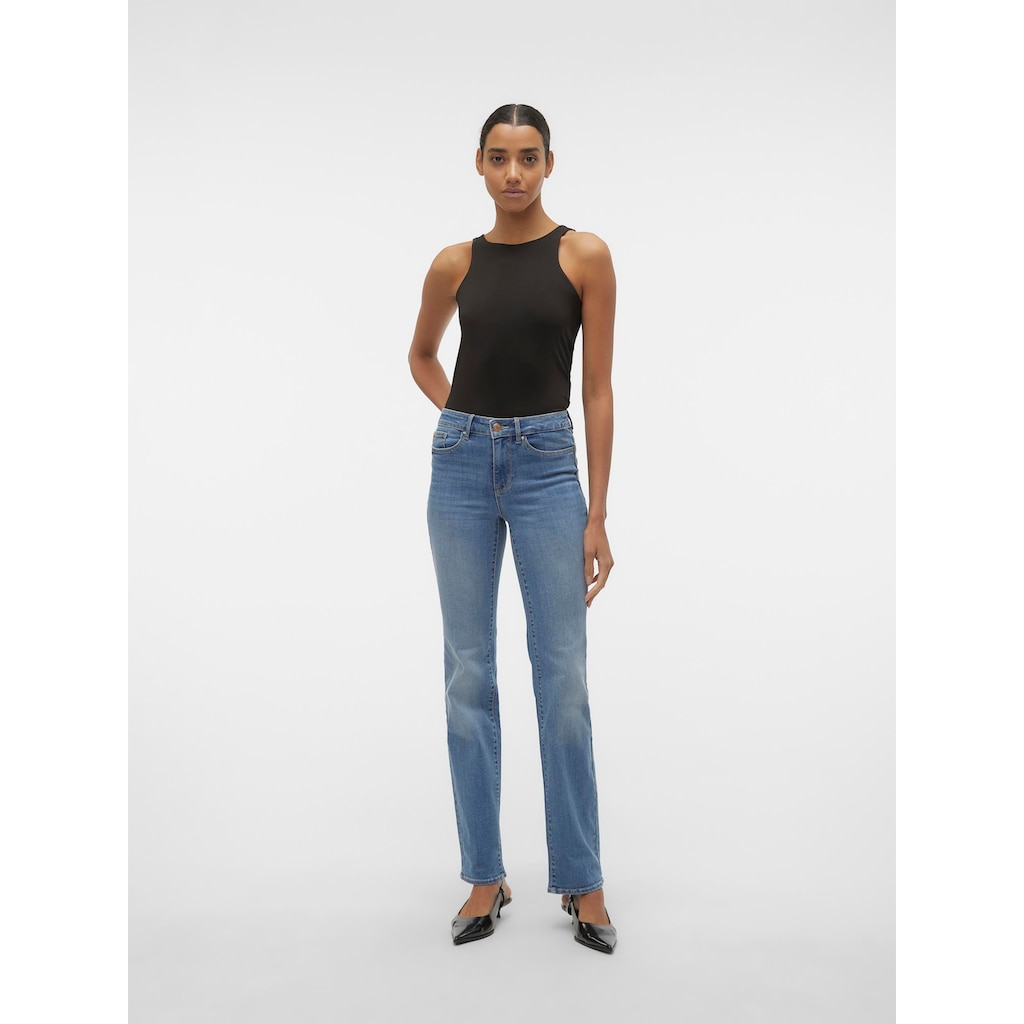 Vero Moda Straight-Jeans »VMFLASH MR STRAIGHT JEANS LI347 GA NOOS«