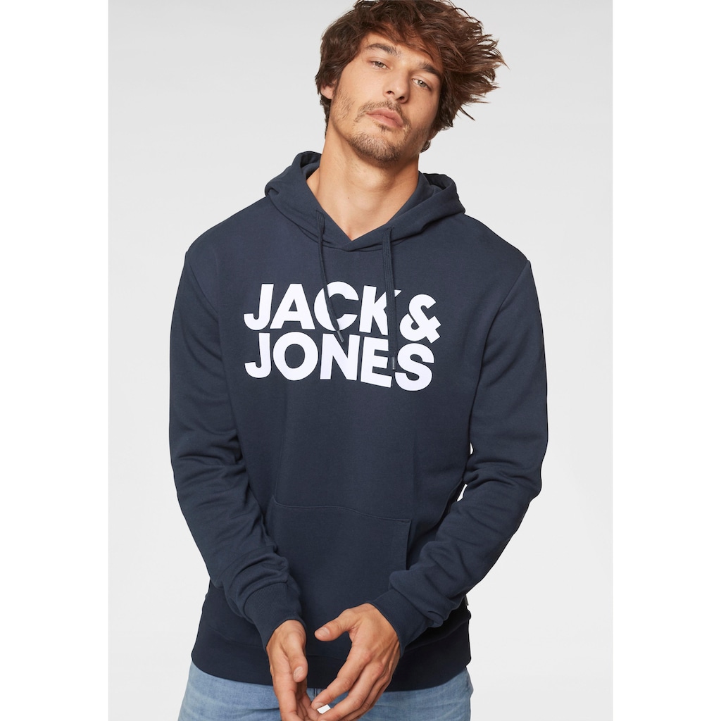 Jack & Jones Kapuzensweatshirt »CORP Logo Hoodie«, mit Logoprint