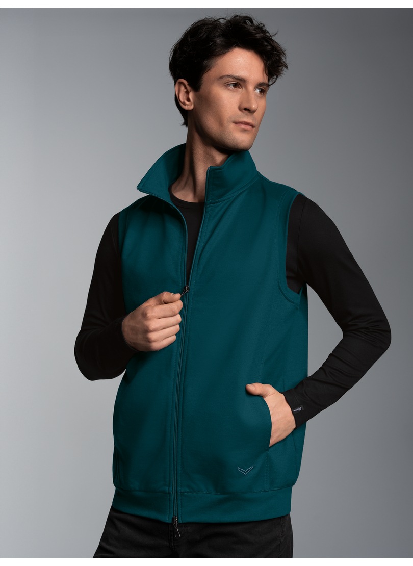 Trigema Steppweste "TRIGEMA Weste aus bequemem Sweat-Material" 1 Stk. tlg. günstig online kaufen