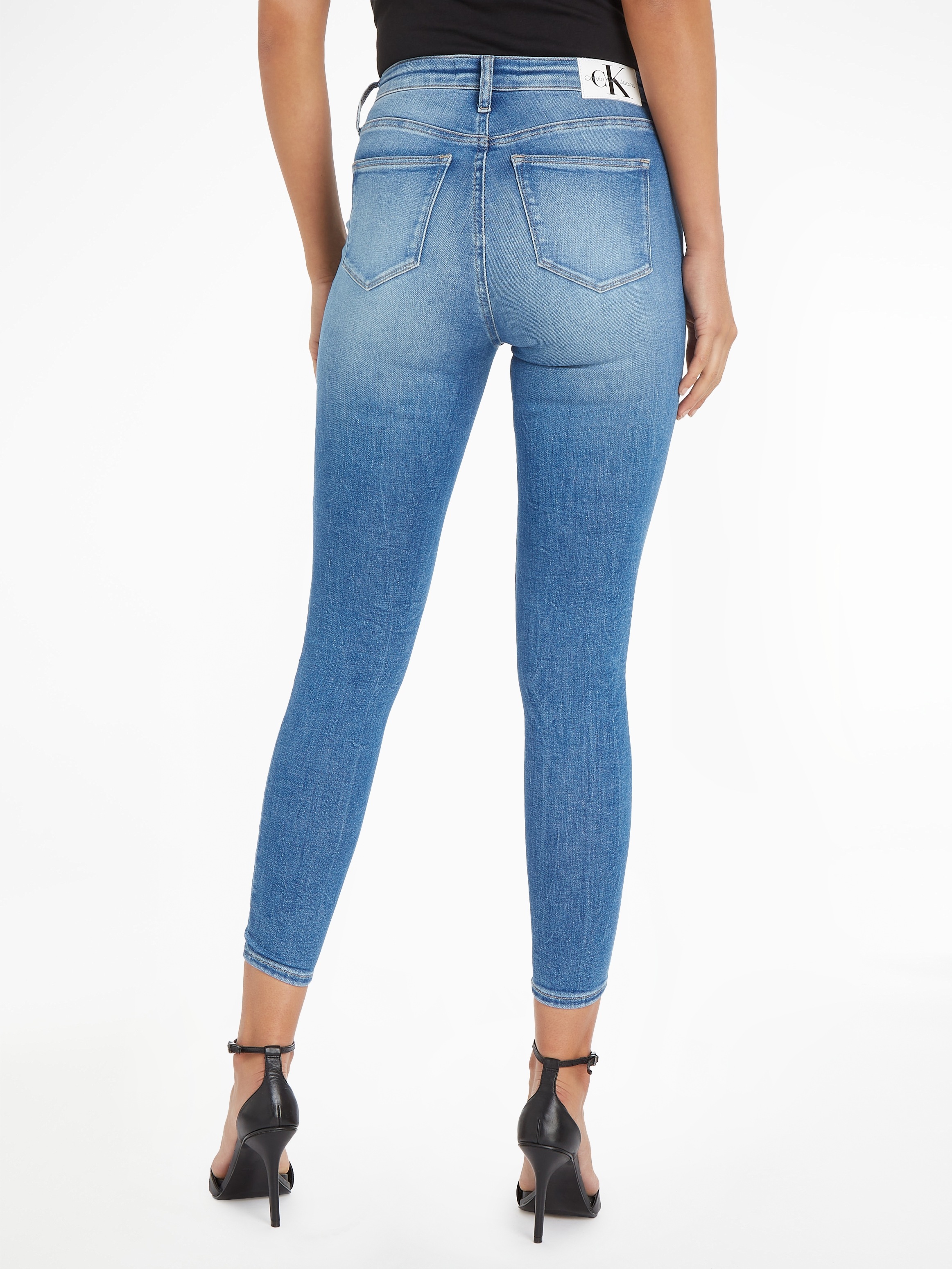 Calvin Klein Jeans Skinny-fit-Jeans "HIGH RISE SUPER SKINNY ANKLE", im 5-Po günstig online kaufen