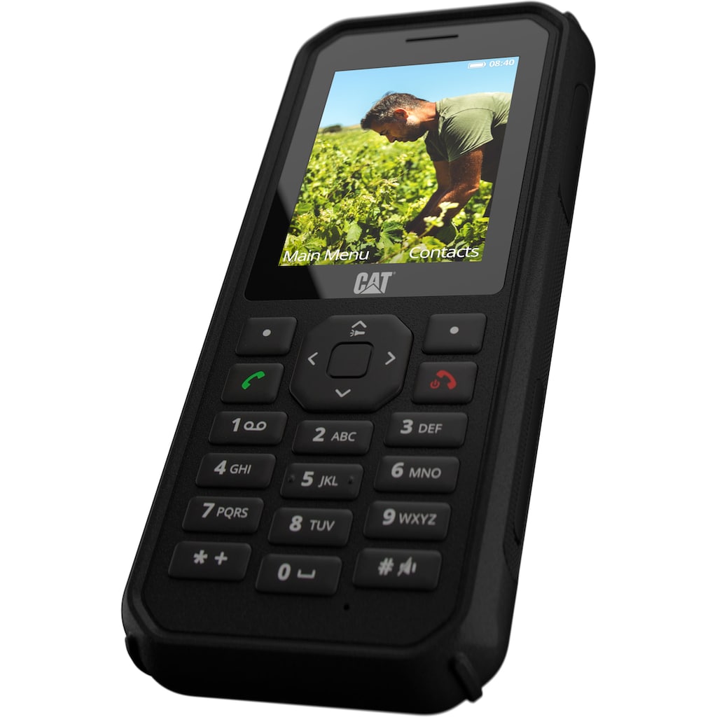 CAT Handy »CAT B40, Dual-Sim«, black, 6,1 cm/2,4 Zoll, 2 MP Kamera