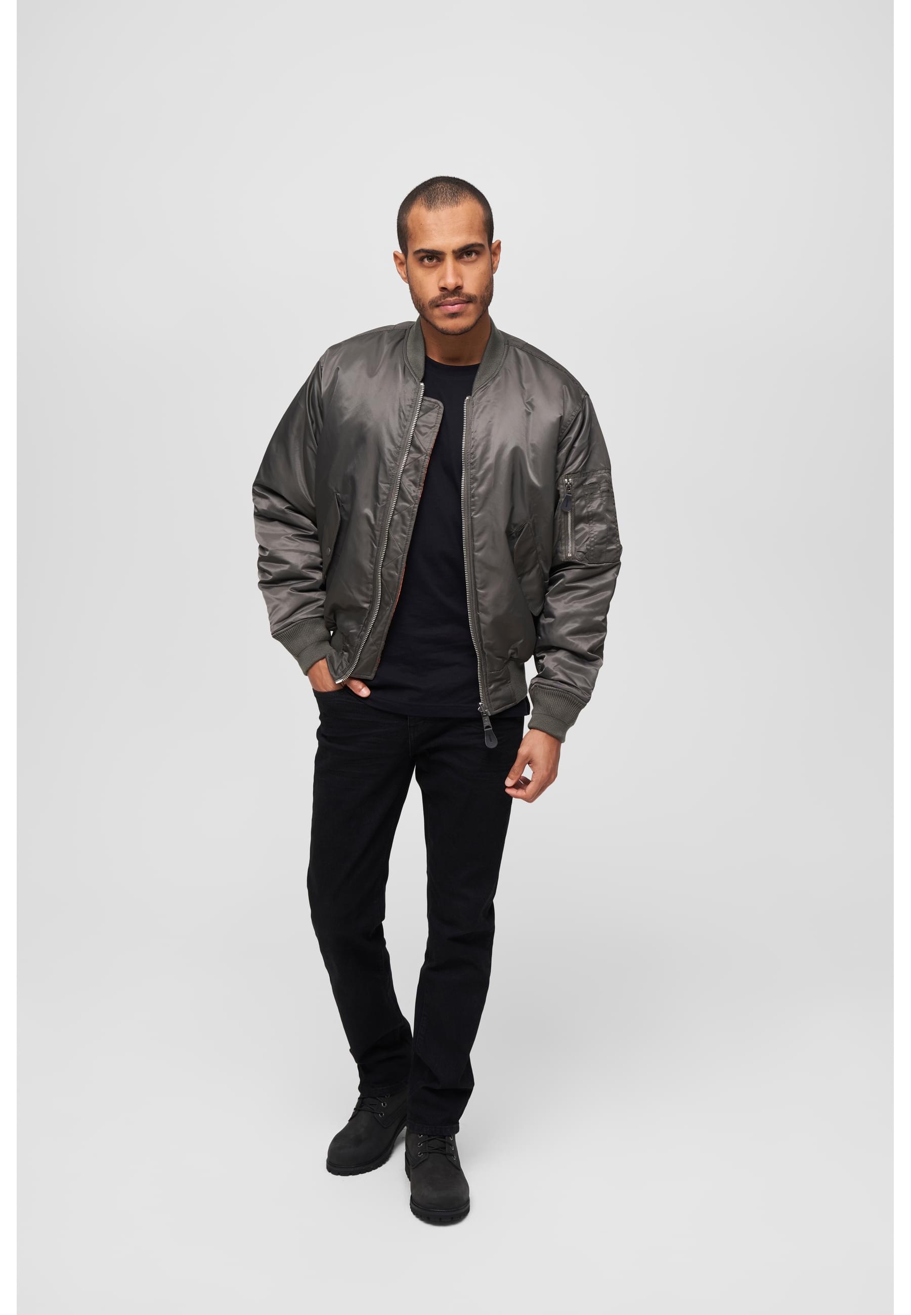 Brandit Anorak »Brandit Herren MA1 Bomber Jacket«, (1 St.), ohne Kapuze