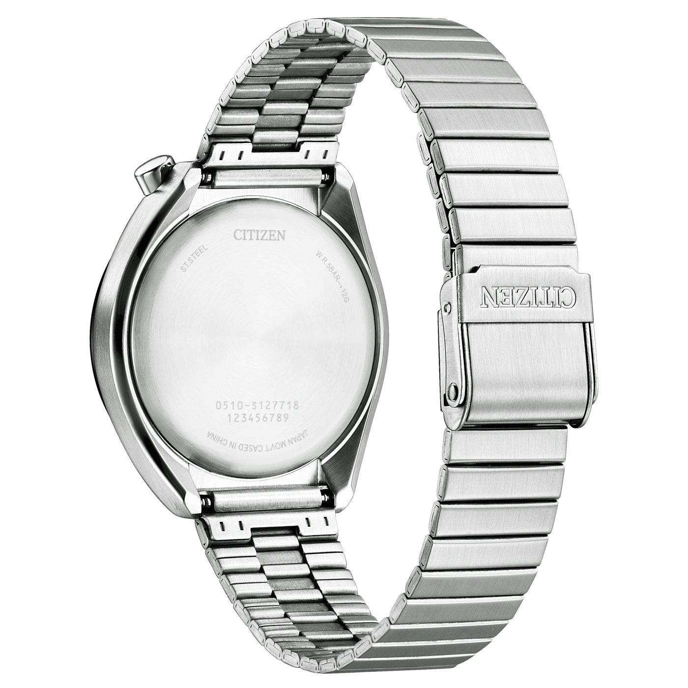 Citizen Chronograph »Bullhead Retro« Quarzuhr, Armbanduhr, Damenuhr, Herrenuhr, Edelstahlarmband, analog
