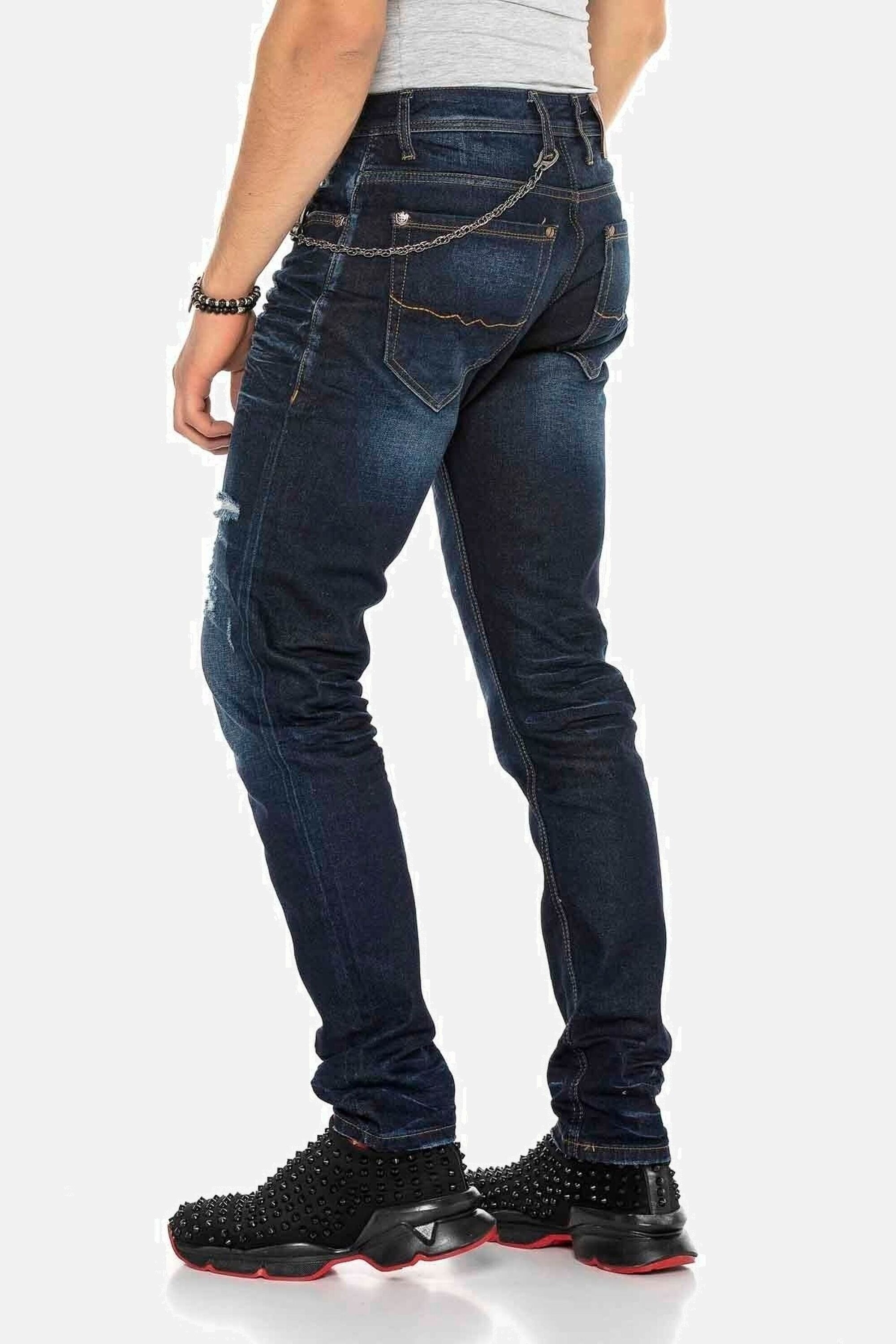 Cipo & Baxx Slim-fit-Jeans »Jeans«, im Used-Look, CD-392