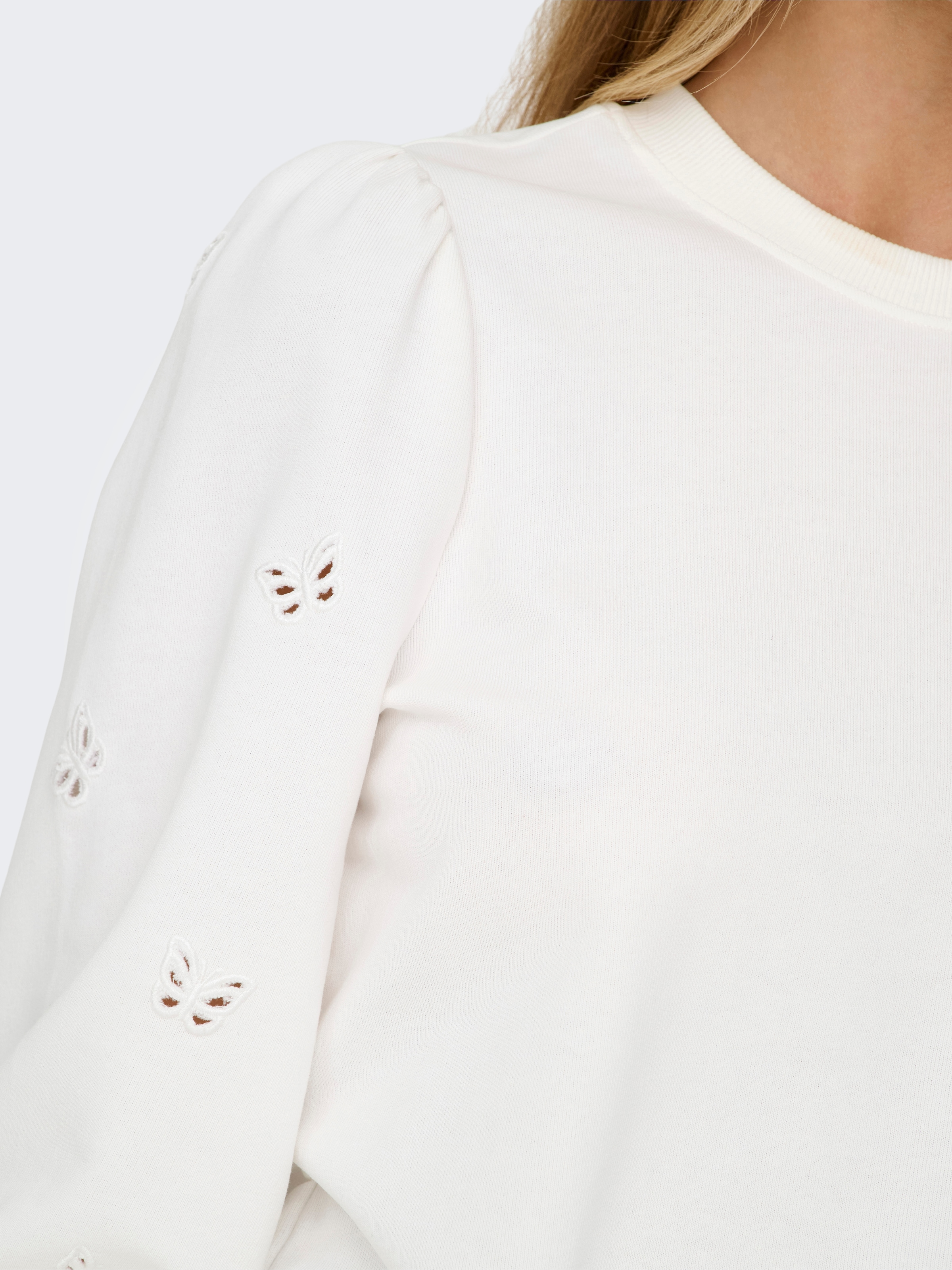 ONLY Sweatshirt »ONLFEMME L/S PUFF EMBROIDERY UB SWT«