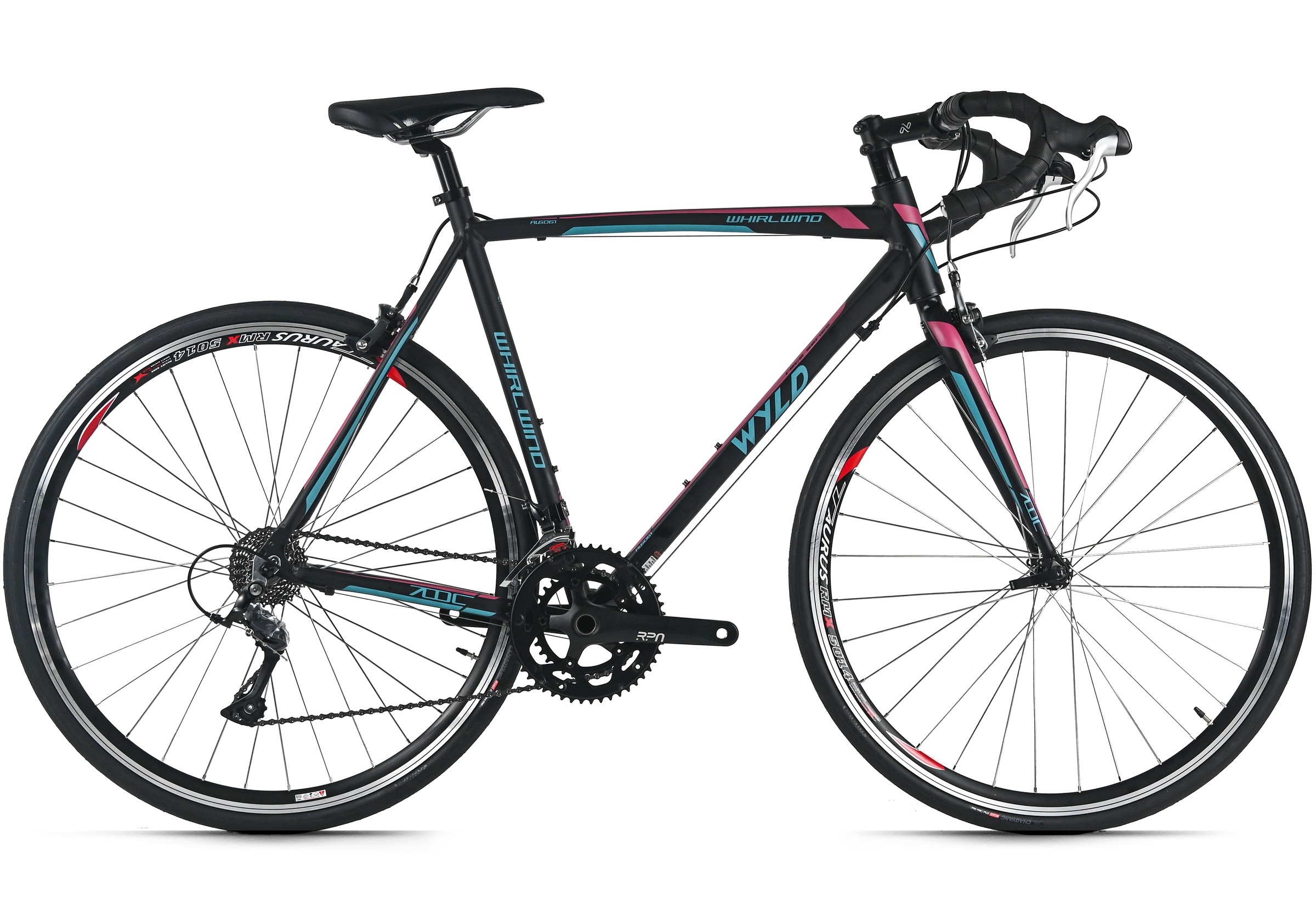 WYLD Rennrad "WYLD Rennrad 28'' Whirlwind 200 18 Gänge", 58cm, 28 Zoll (71,12cm) hinten: 28 Zoll (71,12cm)schwarz, Fahrräder