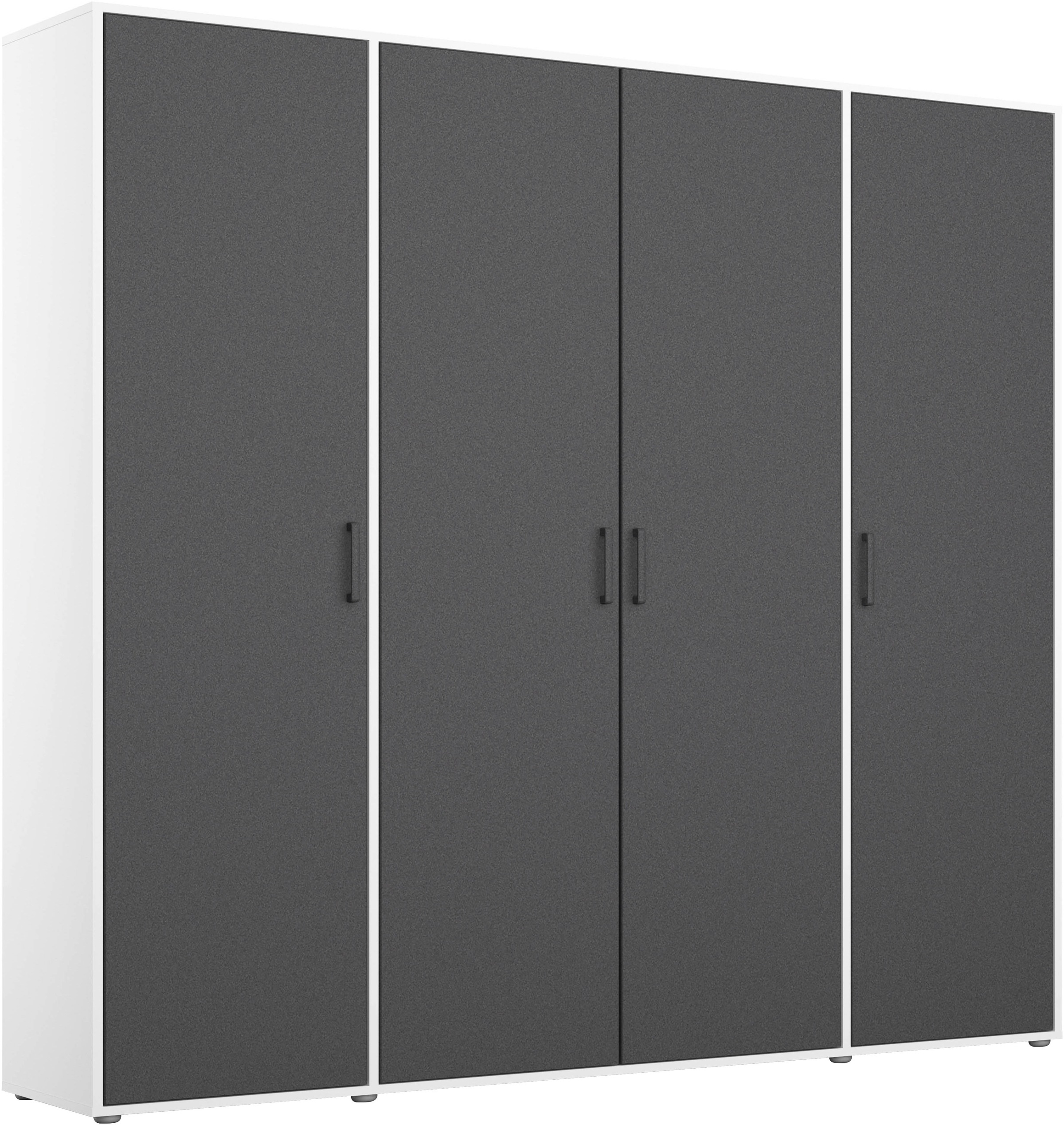 rauch Kleiderschrank "VOYAGER Garderobe Wäscheschrank Schlafzimmer" in 3 verschiedenen Ausstattungen BASIC/CLASSIC/PREMIUM, mit 2 modernen Griffvarianten, viel Stauraum MADE IN GERMANY