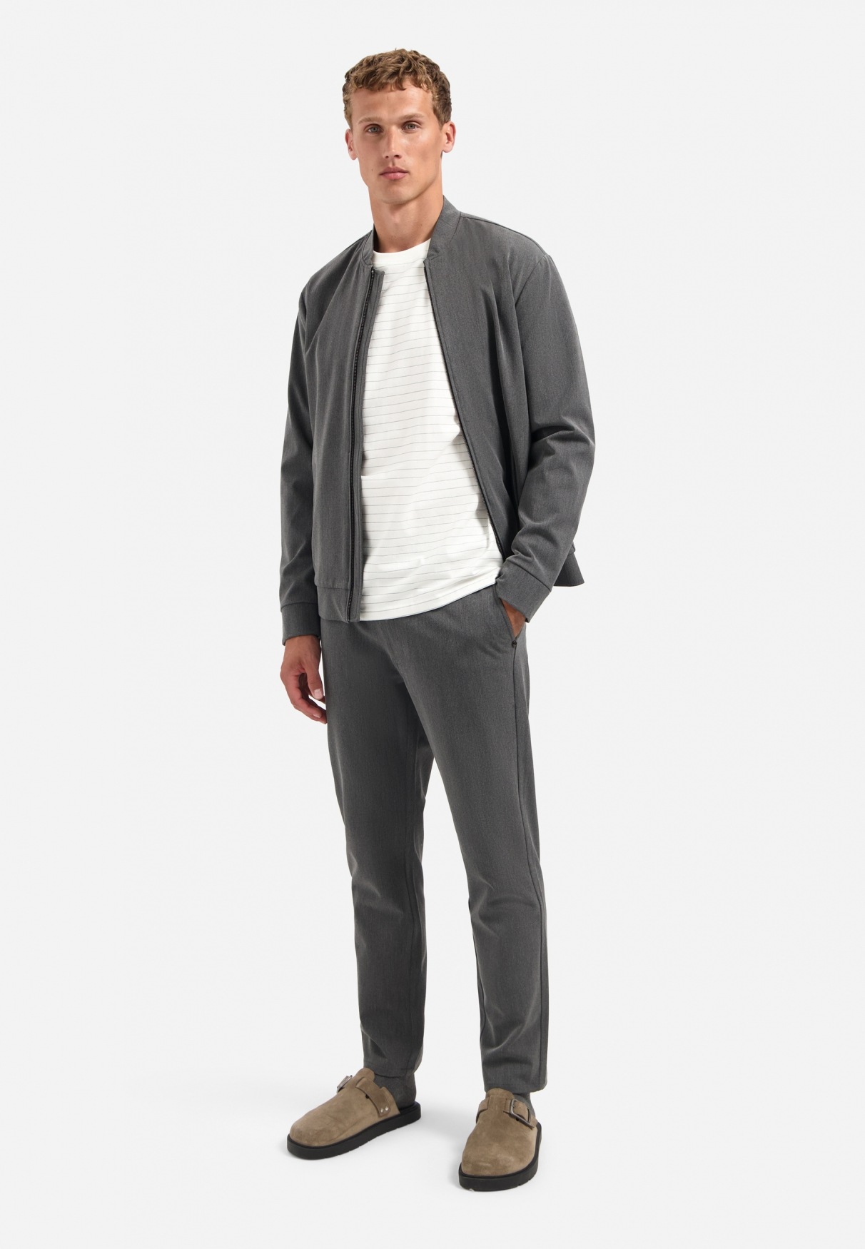 Thumbnail - NO EXCESS T-Shirt "No Excess Gestreiftes T-Shirt"