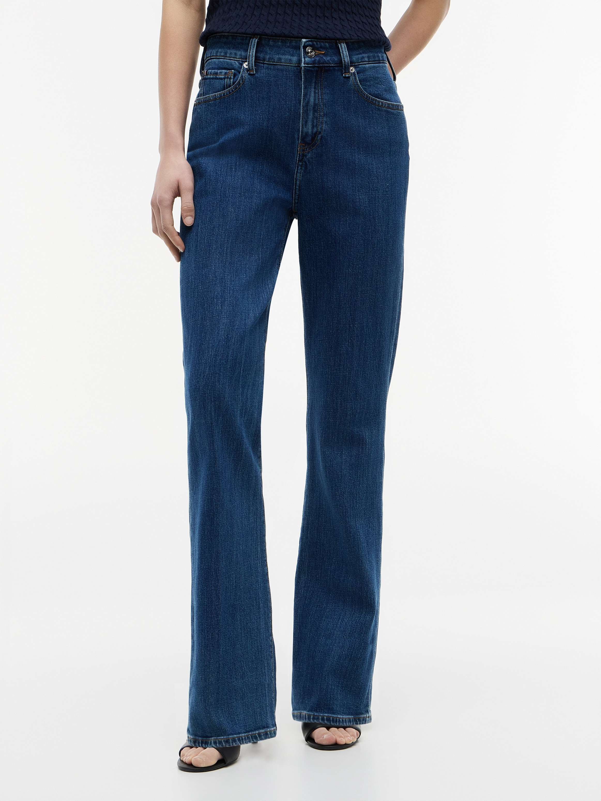 Tommy Hilfiger "BOOTCUT RIAN RW" Baumwollmischung, Stretch, ausgestellte Beinform