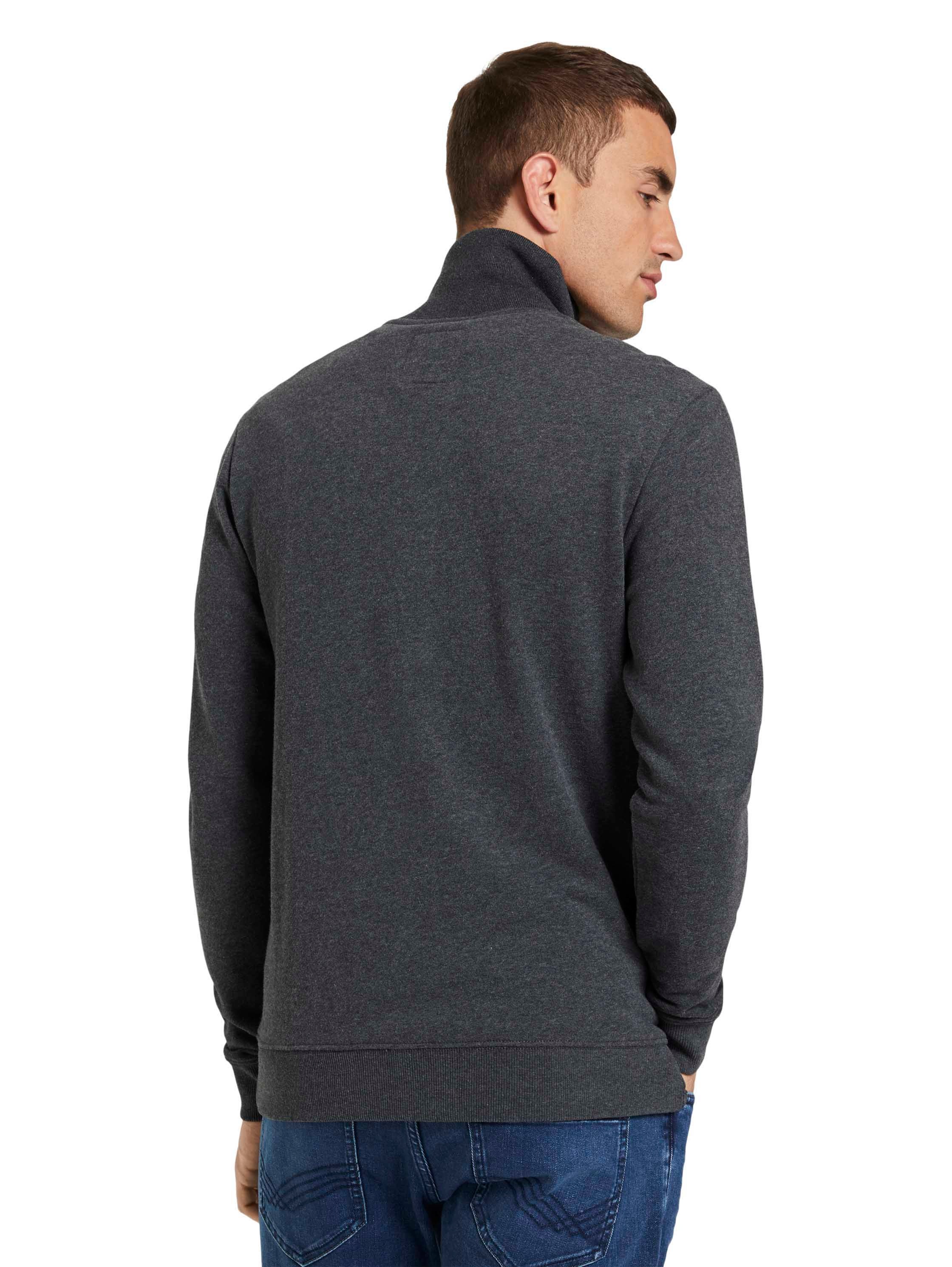 TOM TAILOR Sweatjacke, mit halswärmendem Stehkragen günstig online kaufen