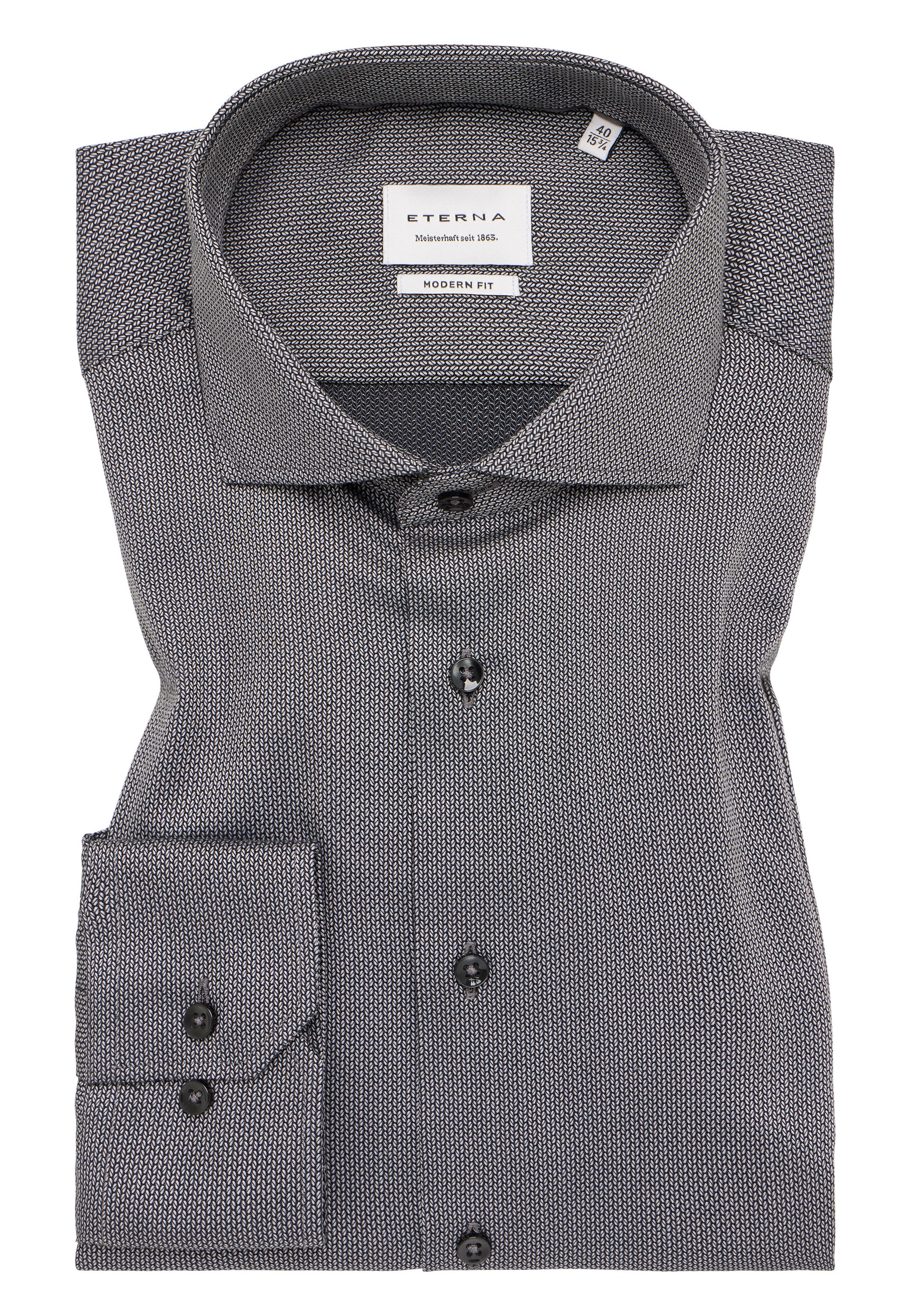 Eterna Langarmhemd »MODERN FIT«, NON IRON (bügelfrei)