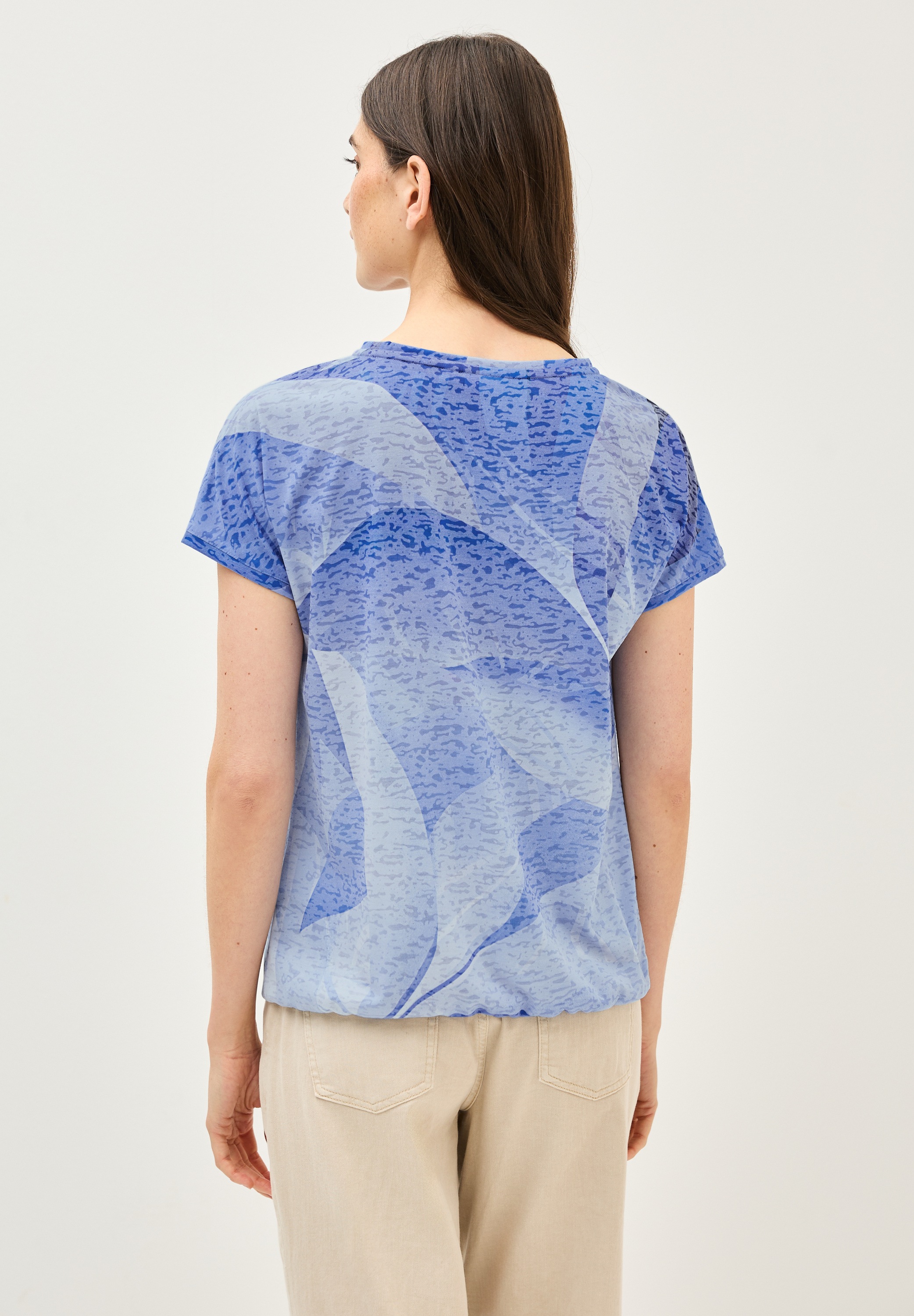 Cecil Print-Shirt, mit Elastikbund