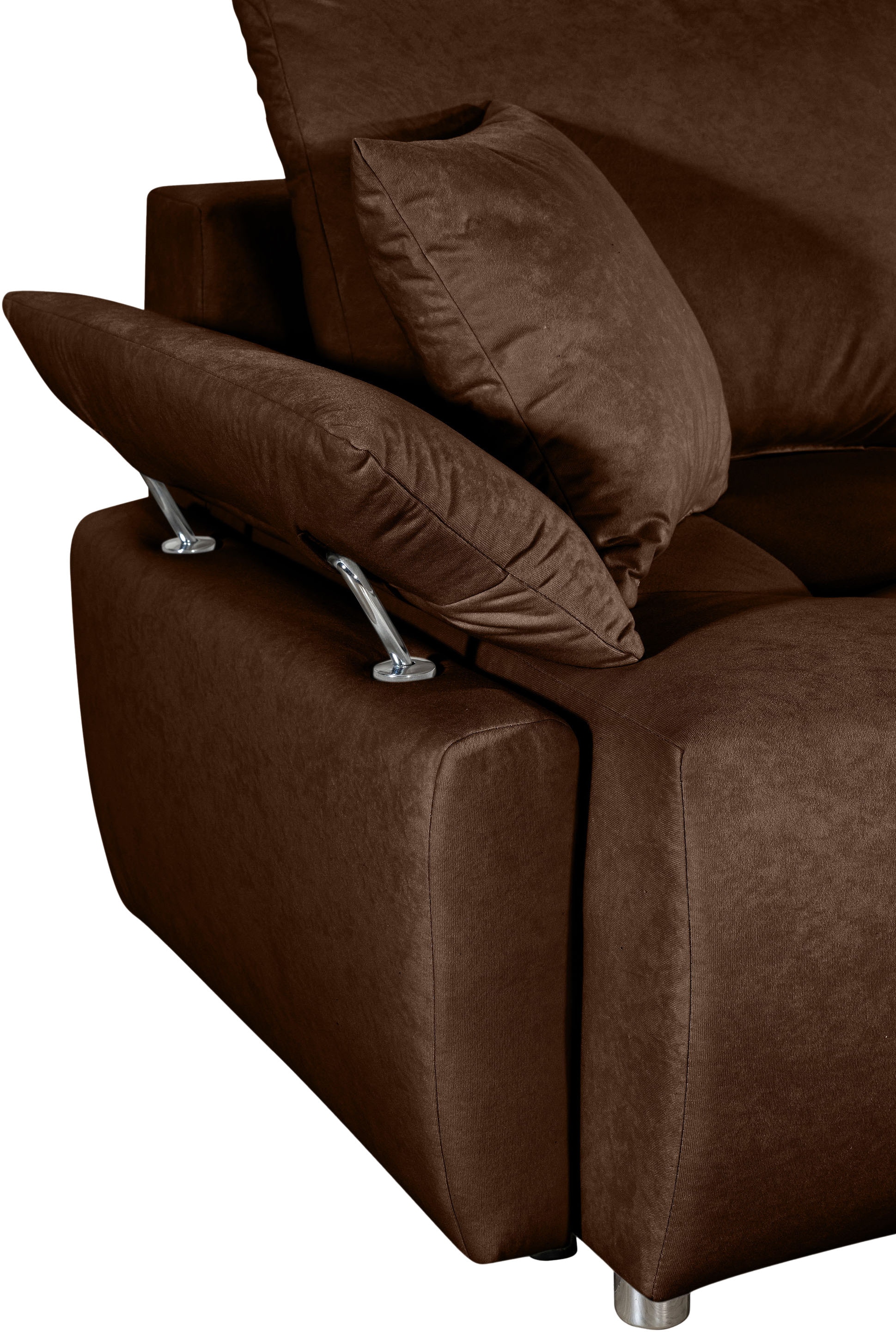 COLLECTION AB Ecksofa Ecksofa, Schlaffunktion, Bonnelfederkern, Kissen, Armverstellung