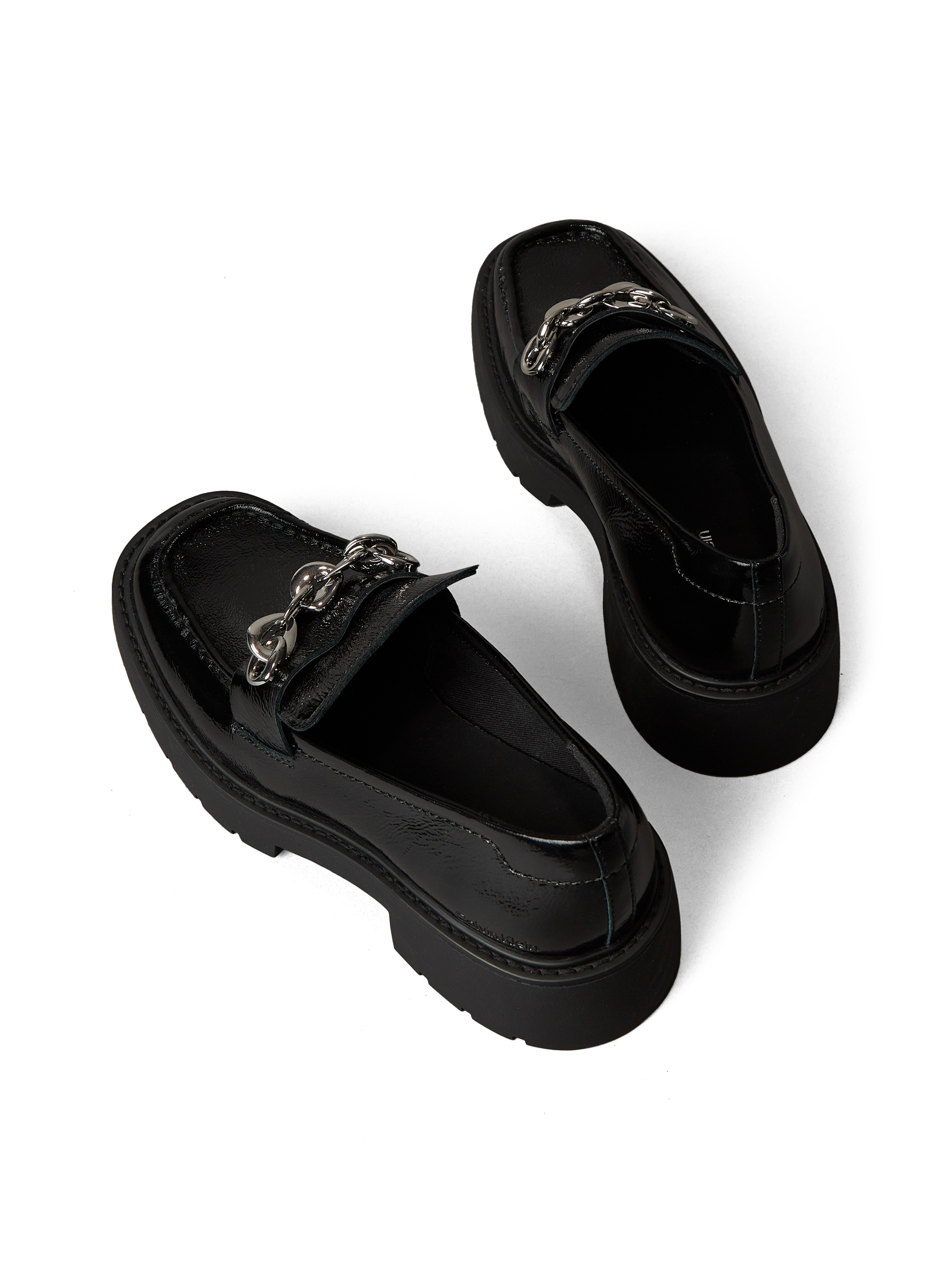 Calvin Klein Jeans Loafer "CHUNKY LOAFER HDW LTH" Slipper, Schlupfschuh, Bu günstig online kaufen