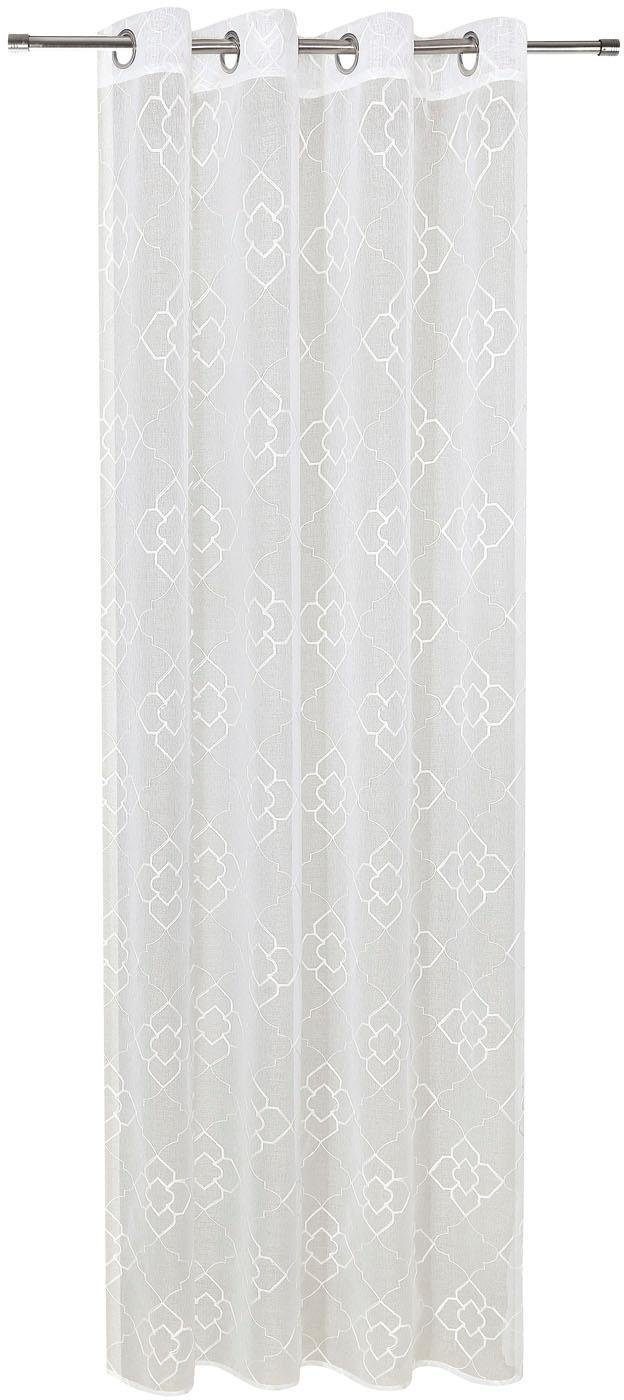 Gerster "Debby" Ösen 1 tlg. HxB: 235x140, Ösenschal mit Allover Stickerei günstig online kaufen