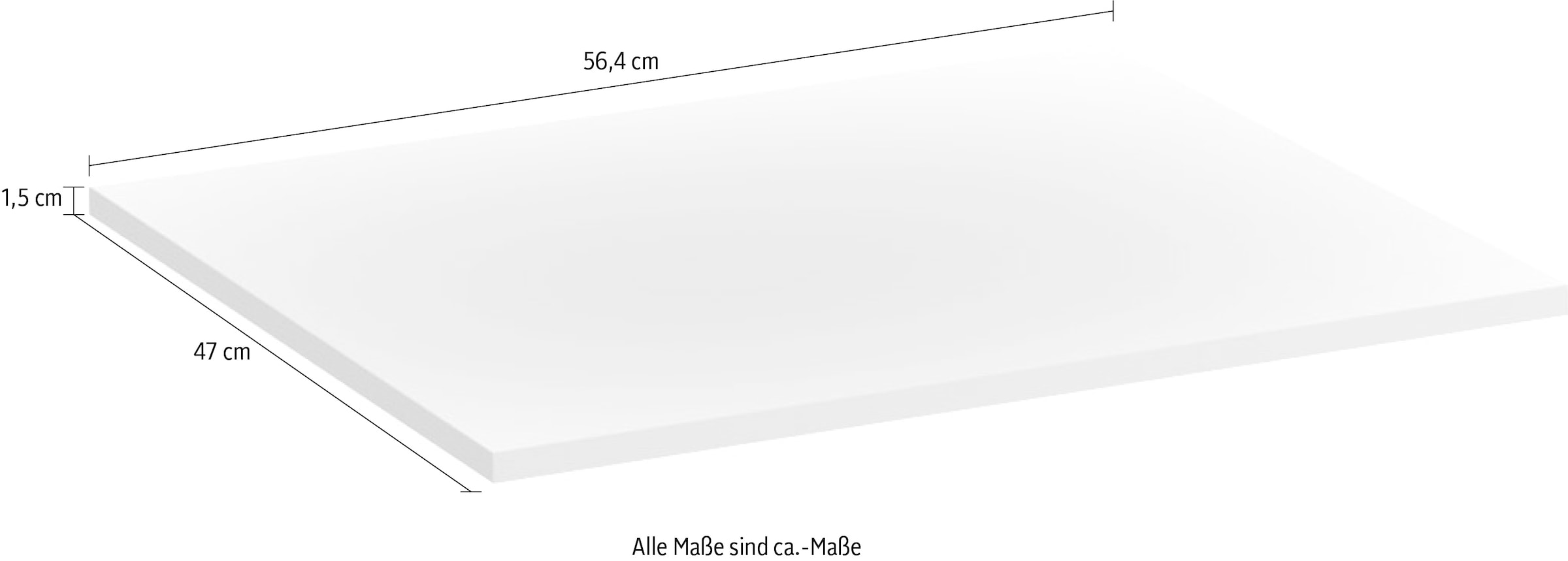 FORTE Einlegeboden »Forte Stauraum-Erweiterung für Drehtürenschränke«, (3 St.), Mehr Platz im Kleiderschrank: 88 cm Einlegeboden von Forte