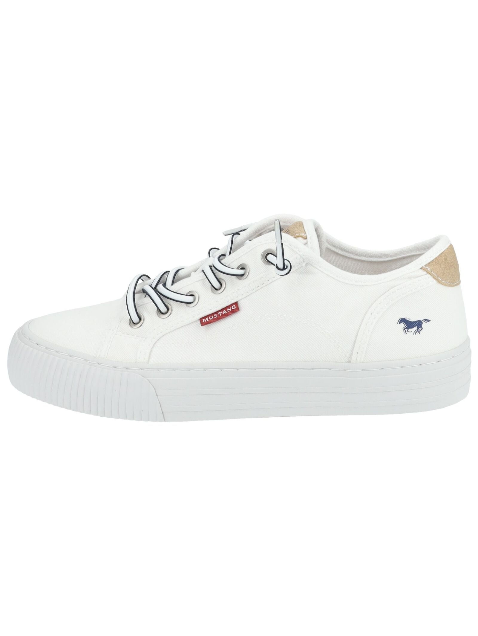 Mustang Shoes Sneaker "Mustang Shoes Sneaker Lederimitat/Textil" günstig online kaufen