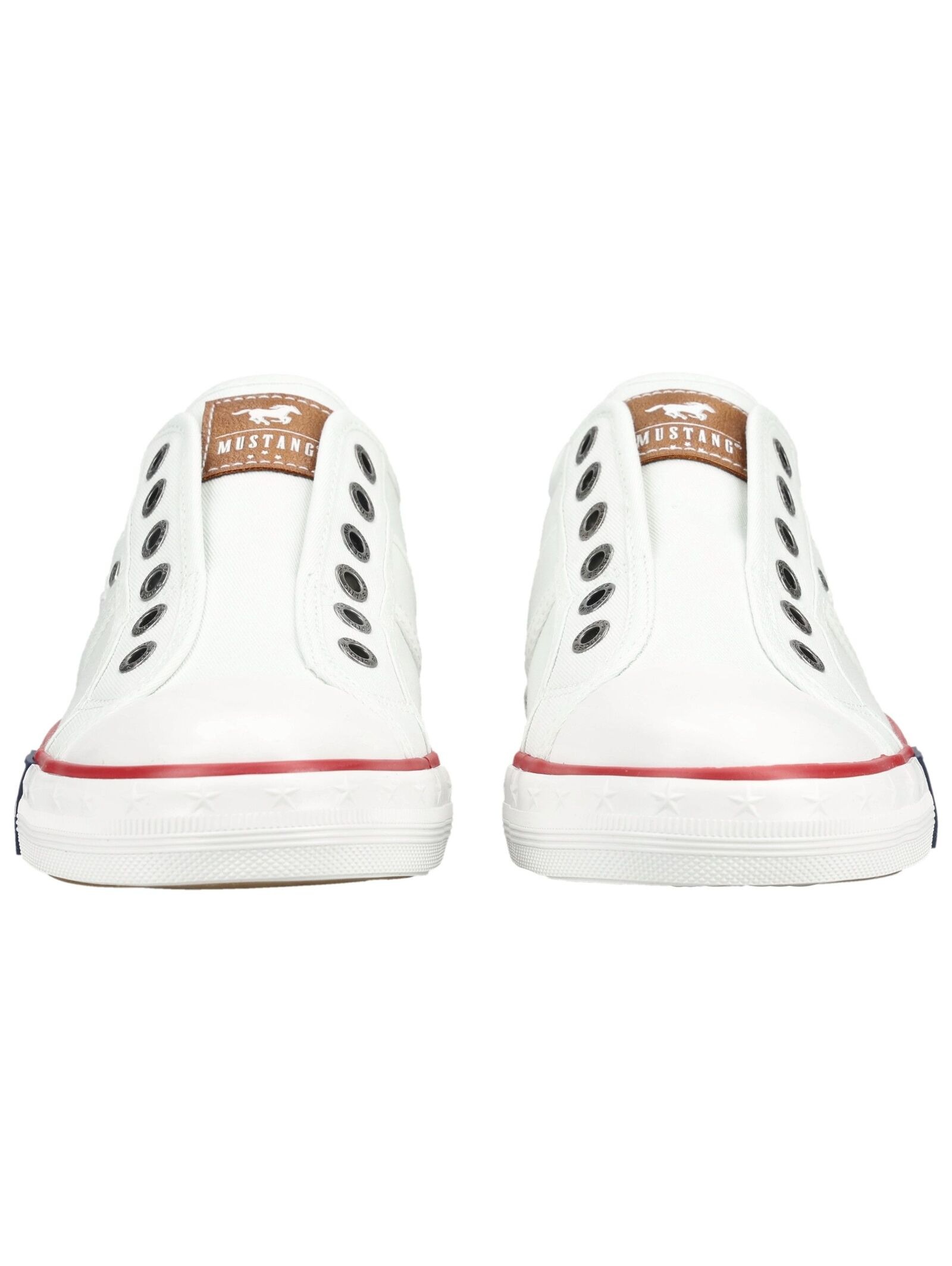 Sneaker MUSTANG SHOES "Mustang Shoes Sneaker Textil", Herren, Gr. 39, weiß, Textil, Schuhe Sneaker 5