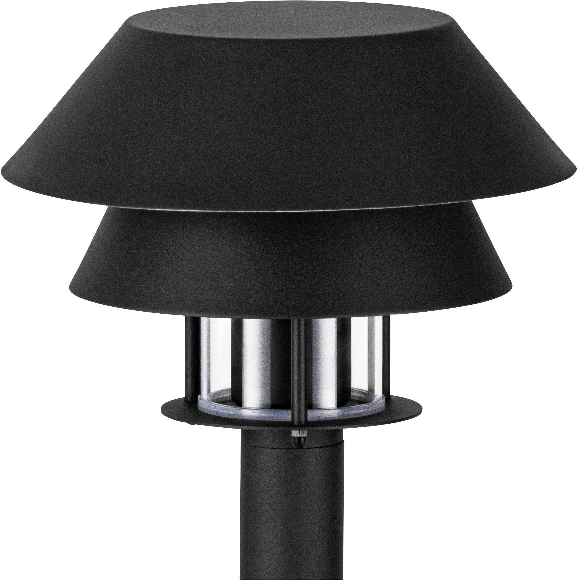 EGLO Sockelleuchte »Chiappera Sockelleuchte, Außenlampe, Pollerleuchte, Metall, E27, IP65« E27 1 Stk. Stehleuchte - H33 x Ø22 cm - schwarz, weiß - 1X40W exkl.