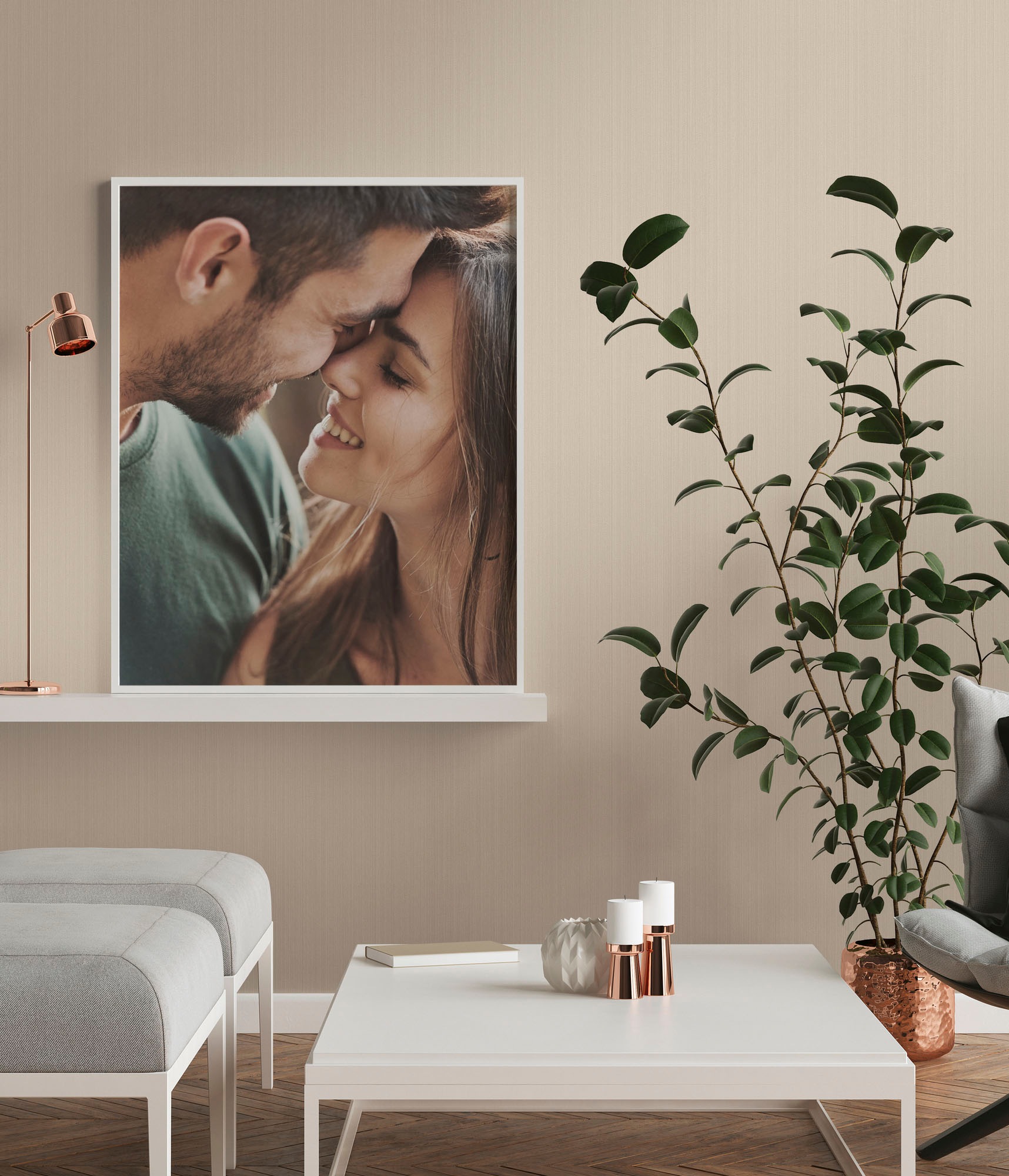 living walls Vliestapete »Mata Hari« Ton-in-Ton | unifarben strukturiert Tapete Uni Einfarbig