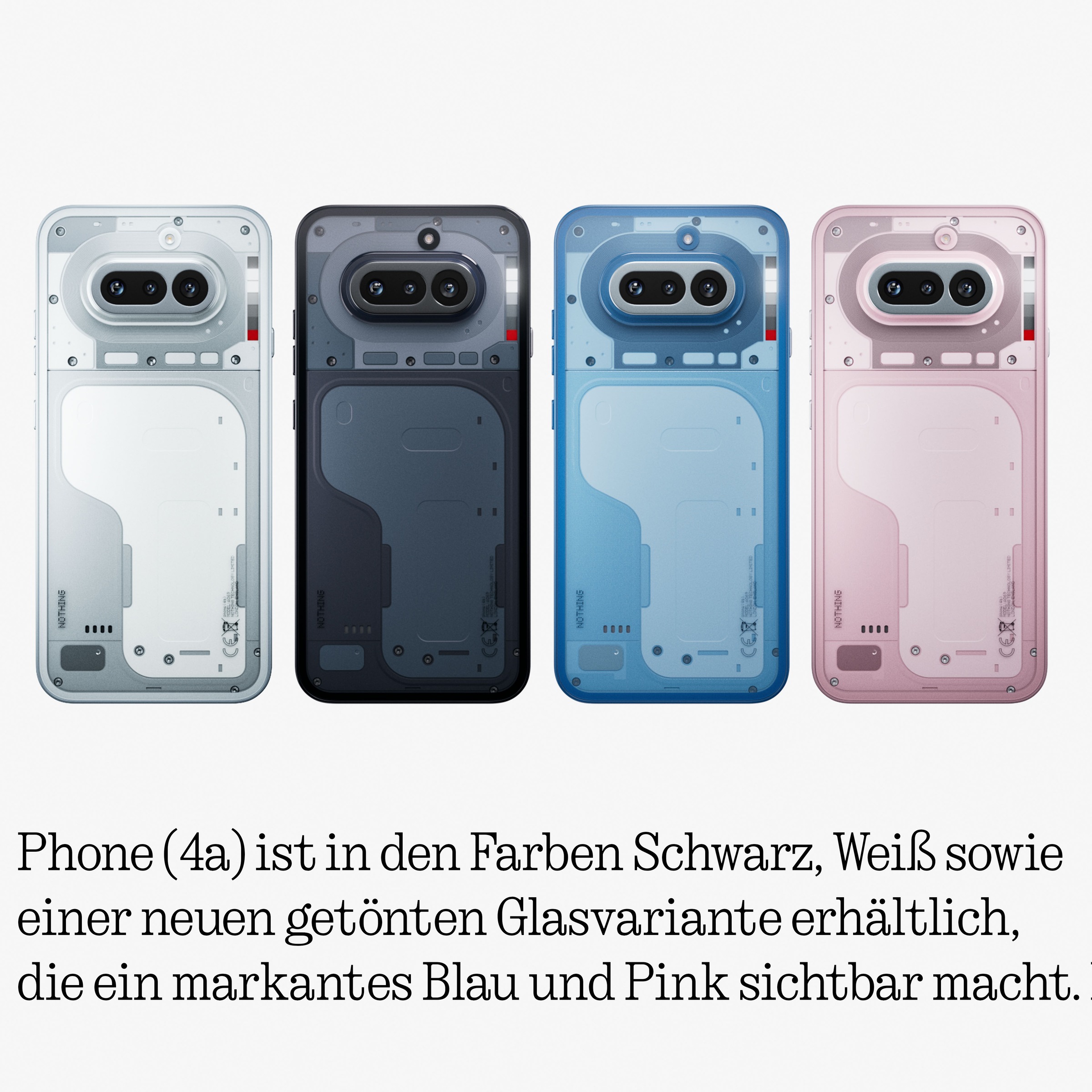 NOTHING Smartphone »Phone (4a)« weiß