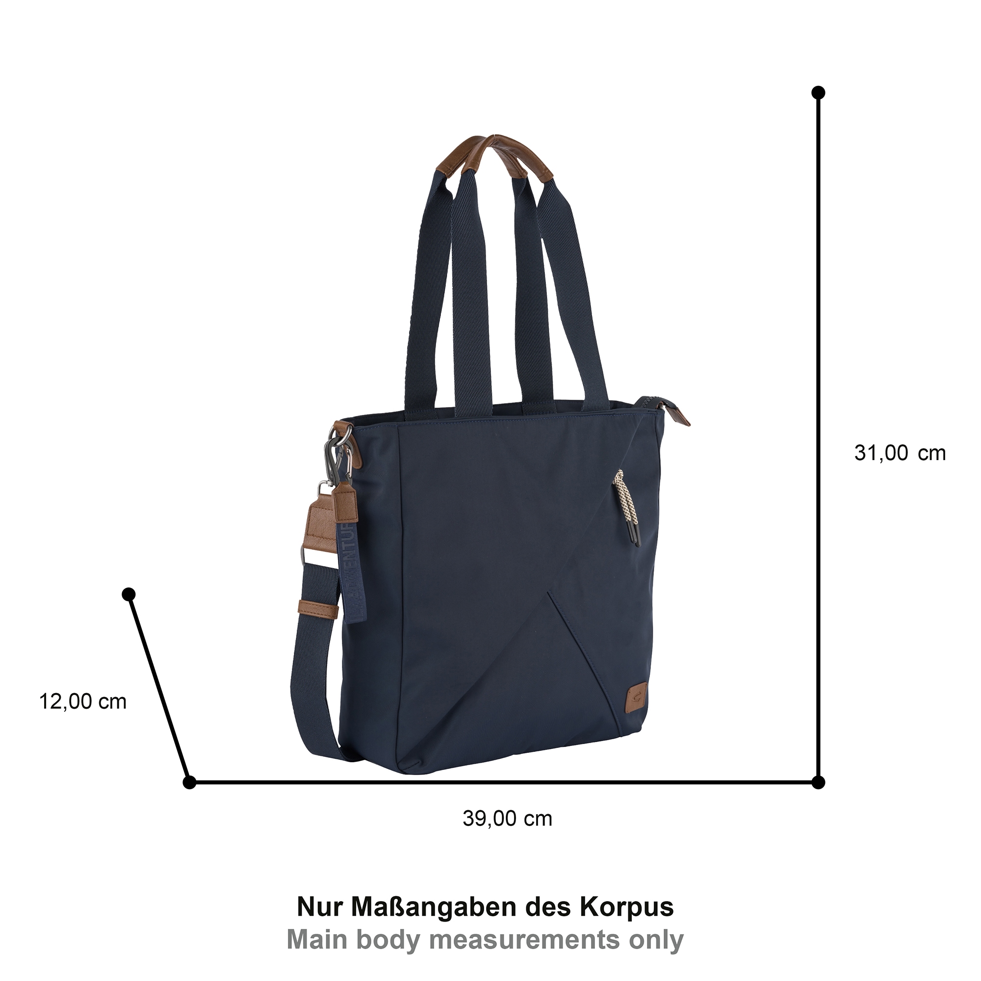 camel active Shopper »Aurum«, aus recyceltem, robusten Nylon leichtgewichtig mit feinen Details