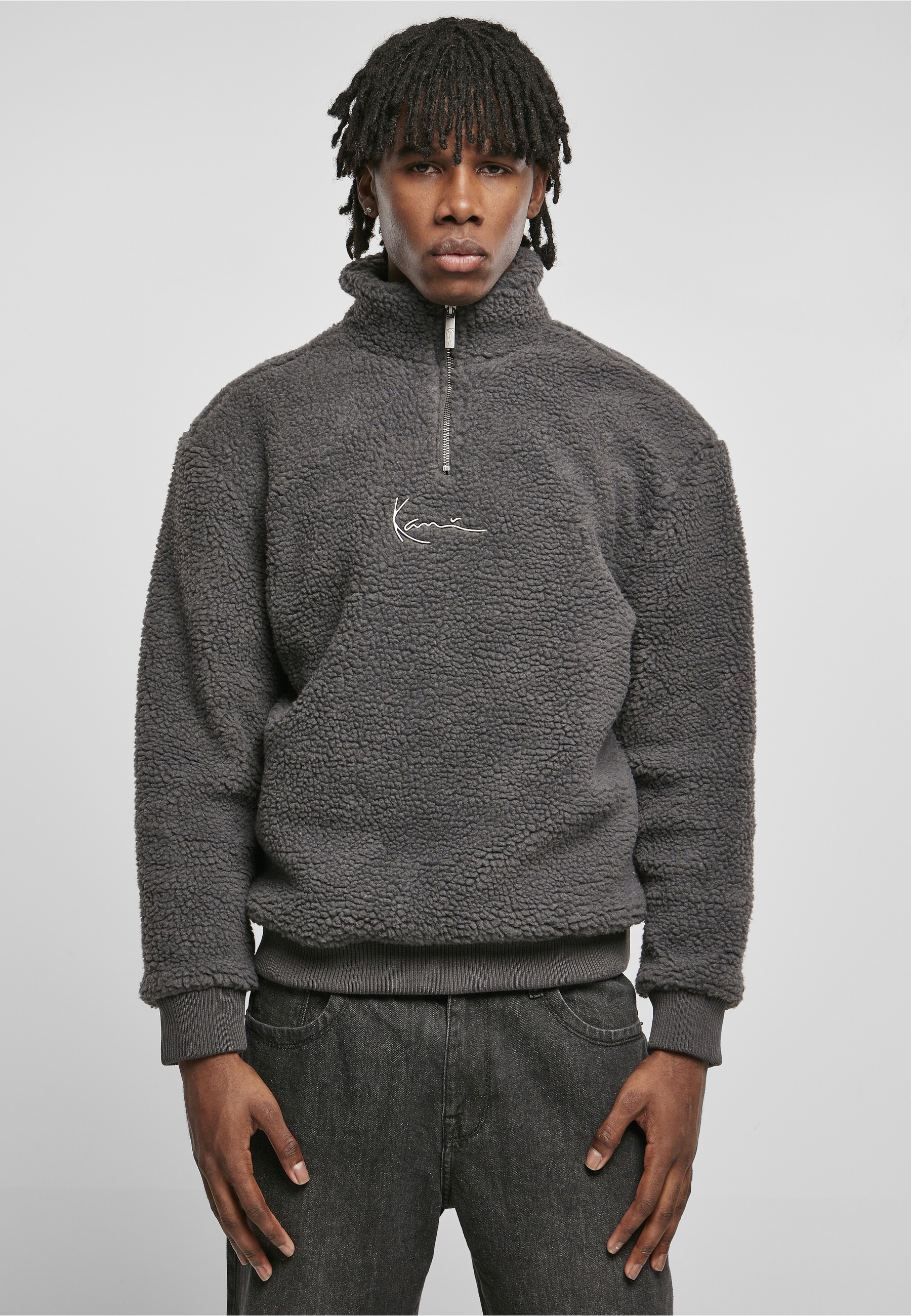 Karl Kani Kapuzensweatshirt »Karl Kani Herren KM223-058-1 Metal Signature Teddy Troyer«, 1 Stk.
