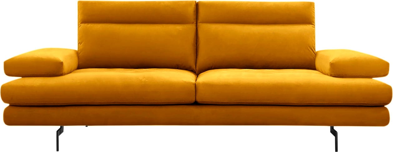 CALIA ITALIA 3,5-Sitzer "Toby Wing, italienisches Designsofa mit erstklassigem Sitzkomfort", inklusive Sitztiefenverstel