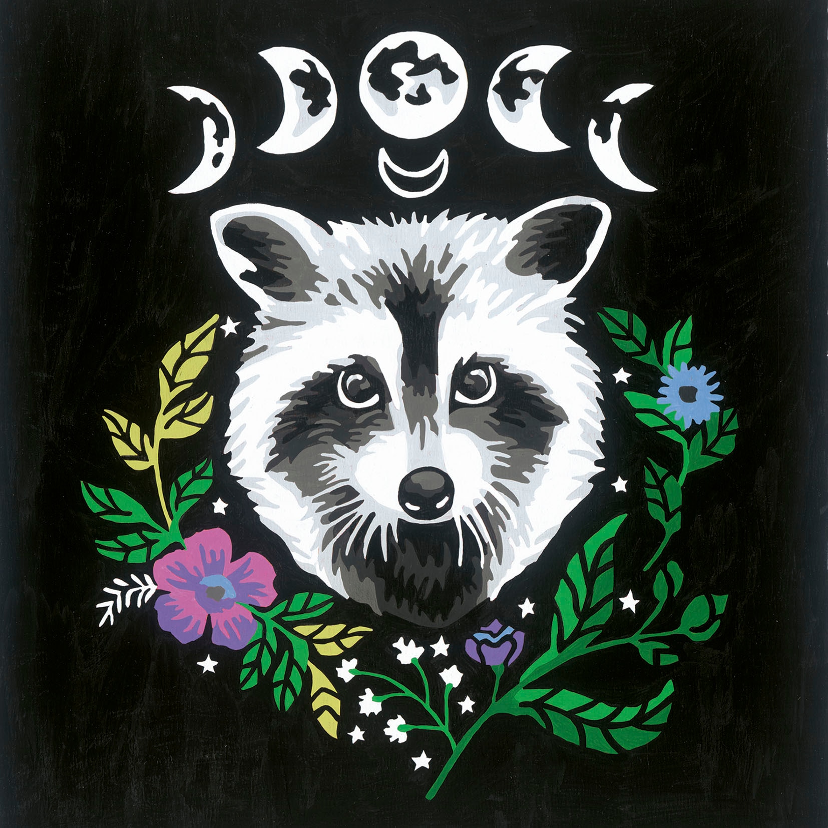 Ravensburger Malen nach Zahlen »CreArt, Pixie Cold: Racoon«, Made in Europe