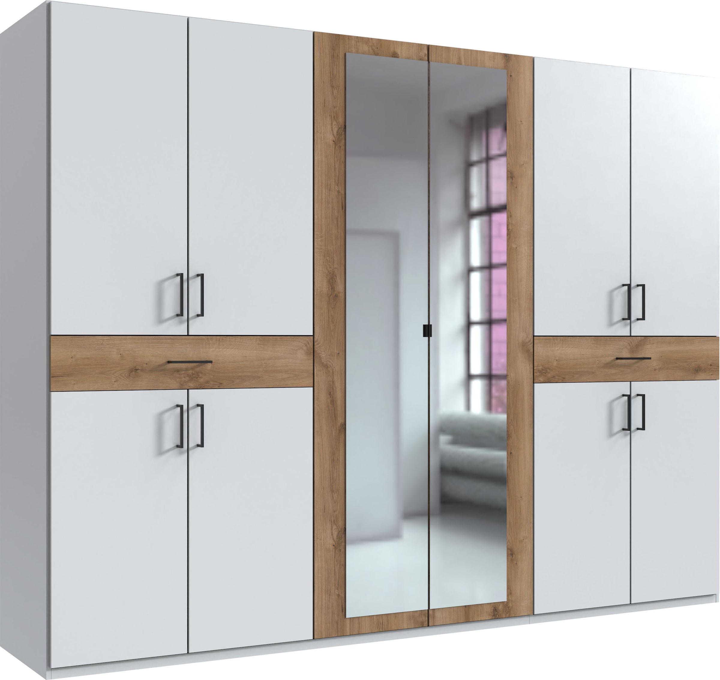 Wimex Drehtürenschrank "Tibet" mit Schubkästen auf bequemer Zugriffshöhe