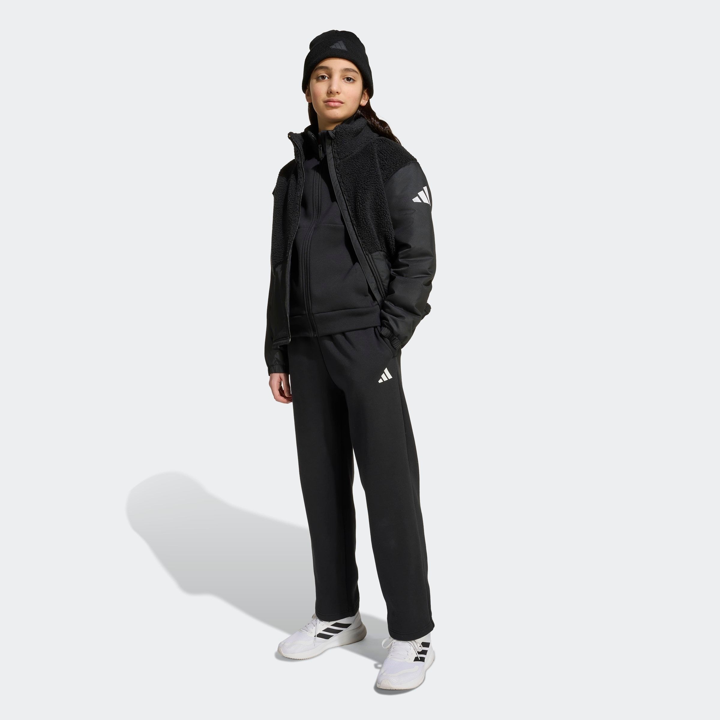 adidas Sportswear Fleecejacke »J SHERPA JKT«
