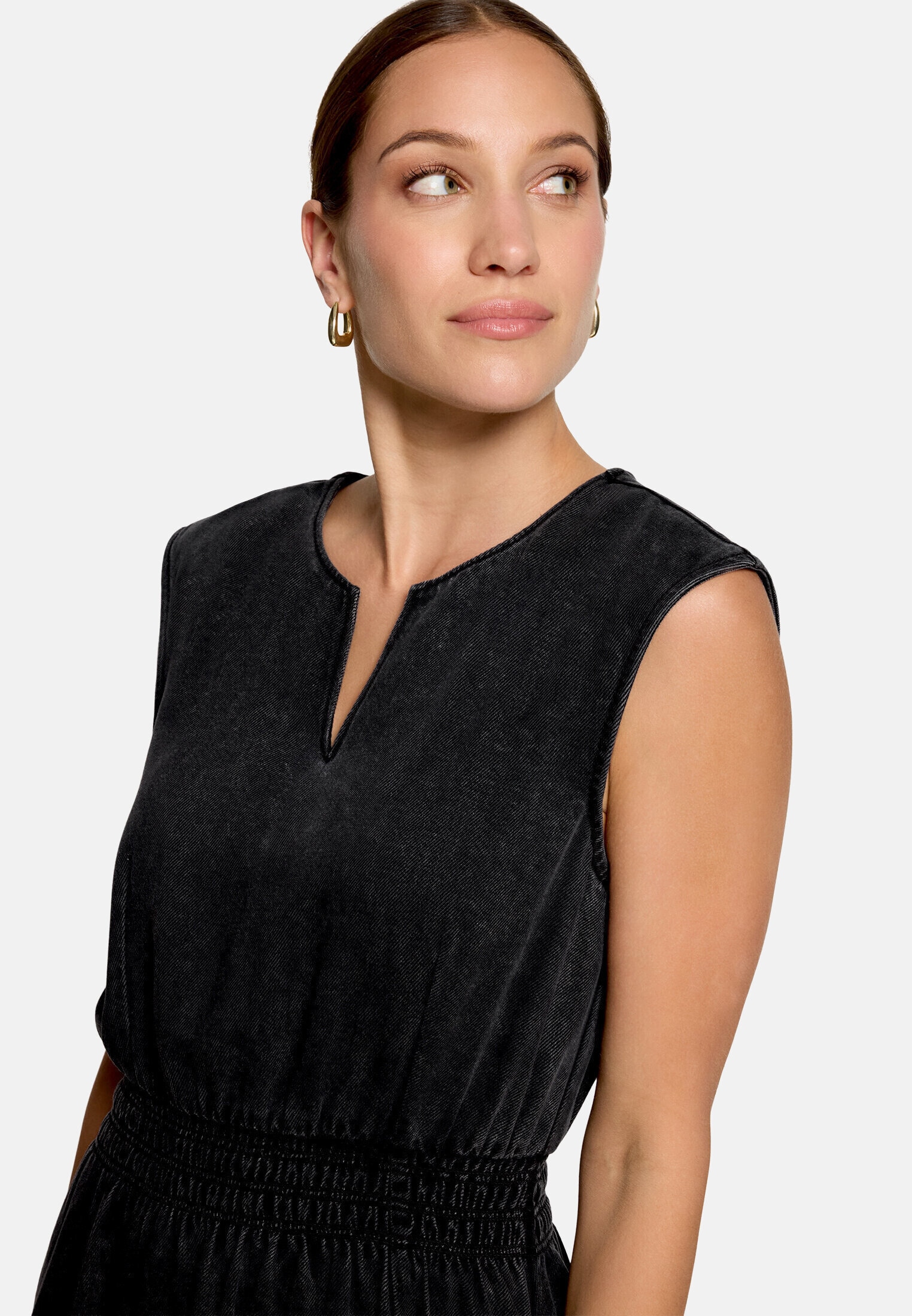 Zero Midikleid »Damen mit elastischem Bund« Nahttasche Material