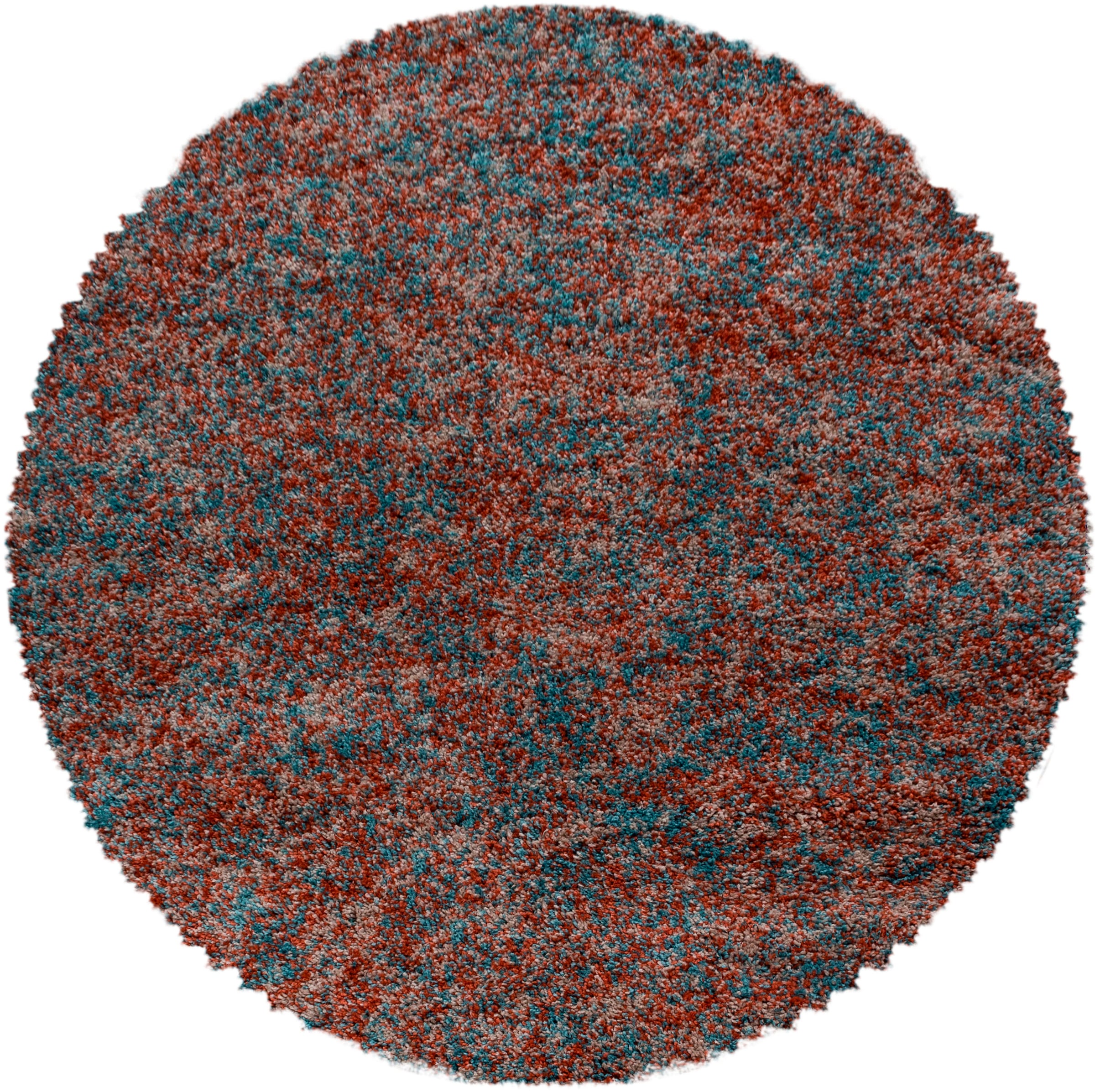 Ayyildiz Teppiche "Enjoy Shaggy" rund 50 mm Höhe melierter Langflor, Wohnzi günstig online kaufen