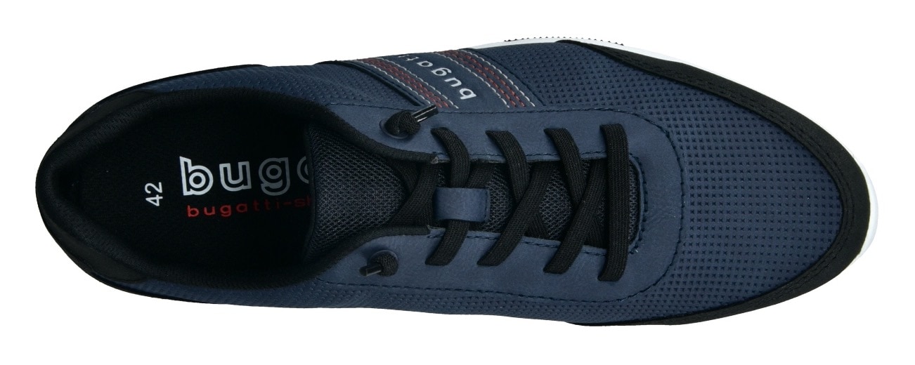 bugatti Slip-On Sneaker, Freizeitschuh, Slipper mit modischen Ziernähten